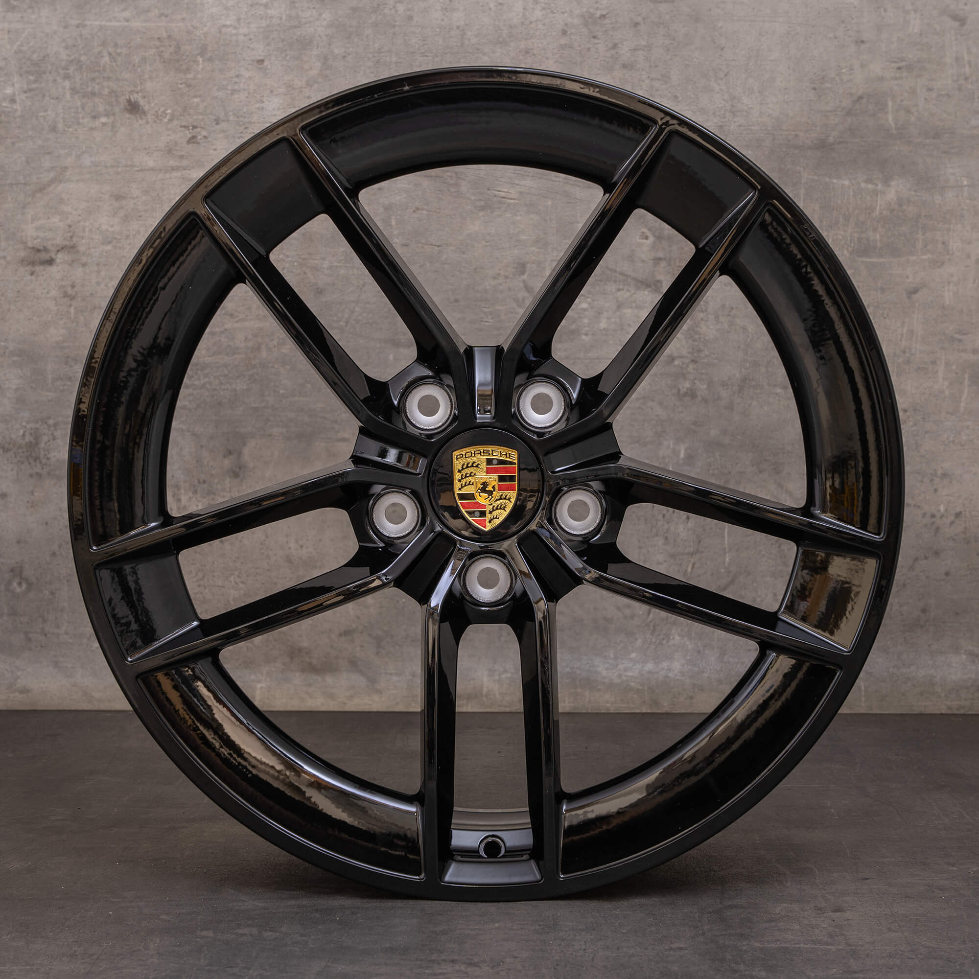 Originele Porsche 911 velgen 20 21 inch 992 II 992601025ET 992601025GG zwart glans NIEUW