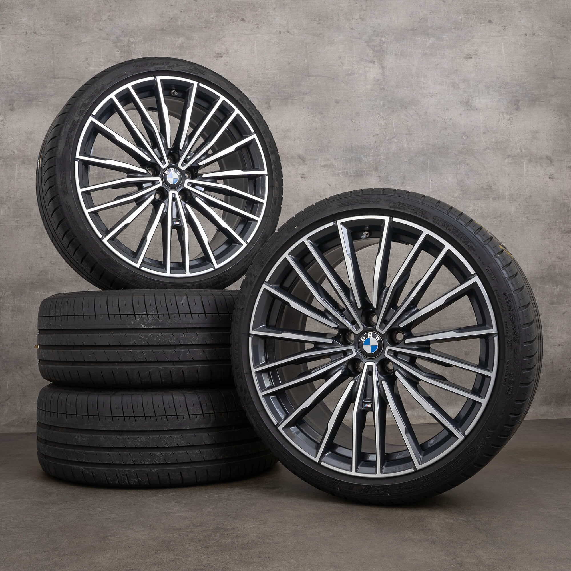 BMW 8er G14 G15 G16 Sommerräder 20 Zoll Felgen 729 M Sommerreifen Alufelgen