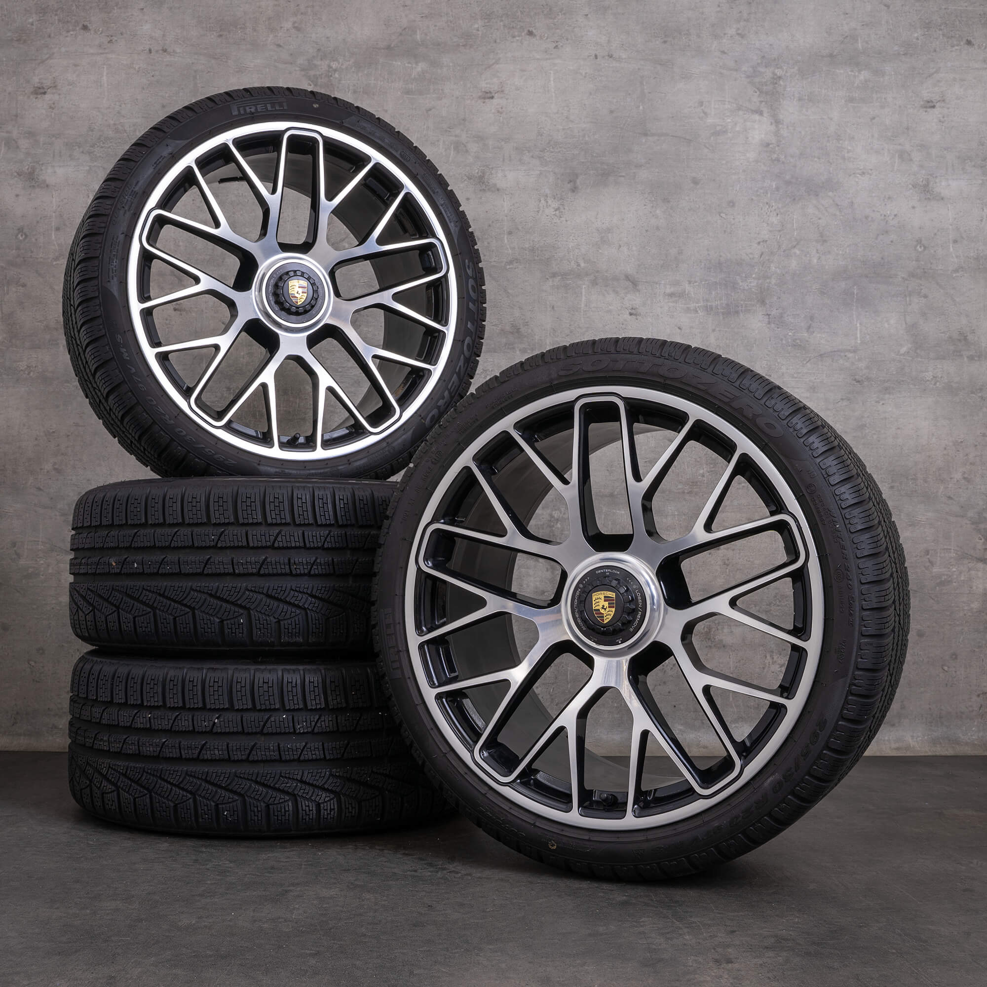 Prosche Rims OEM Porsche 911 snow tire packages 20 inch 991 I II rims 99136216284 ...