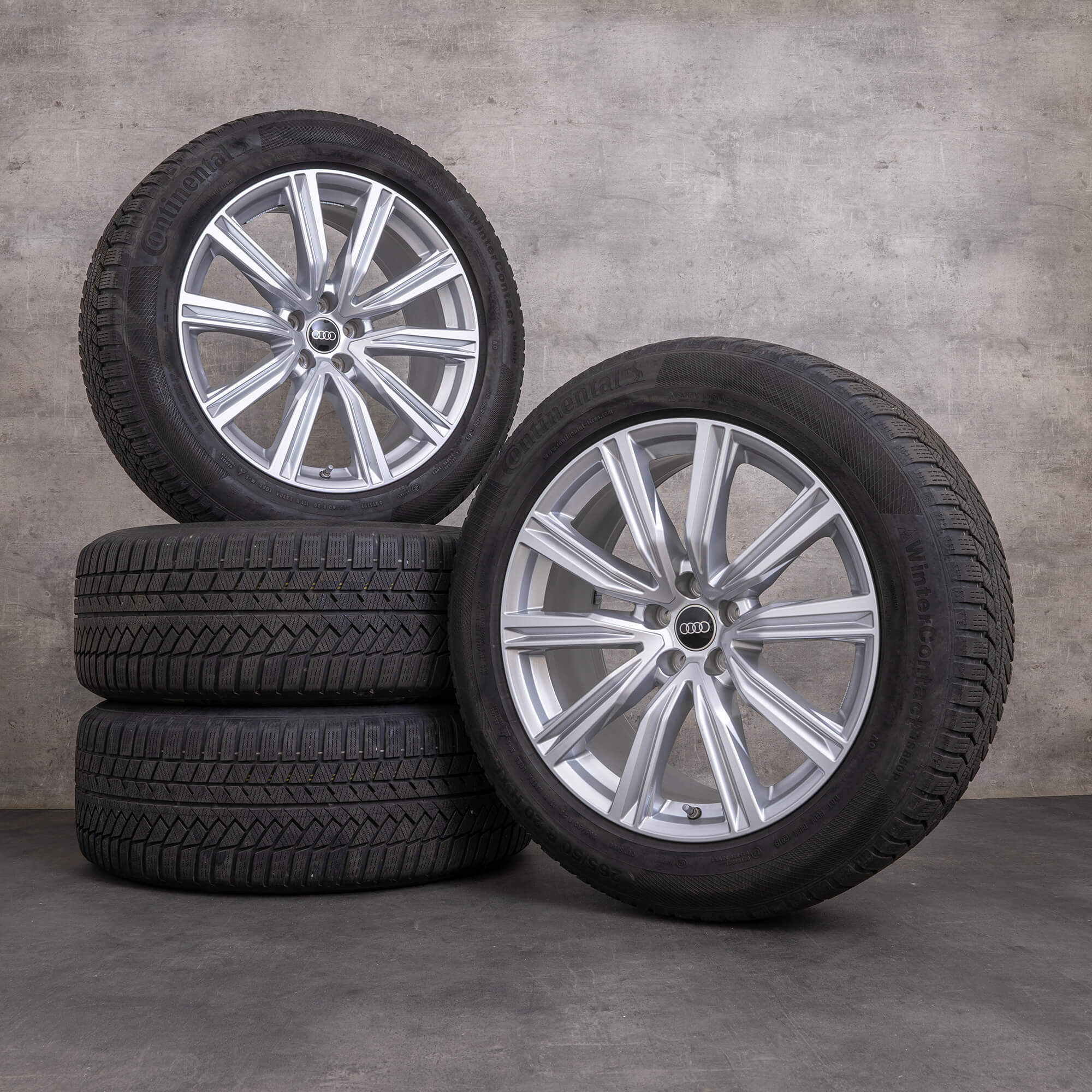 Genuine Audi Q8 SQ8 ruote invernali 20 pollici 4M cerchi 4M8601025T argento