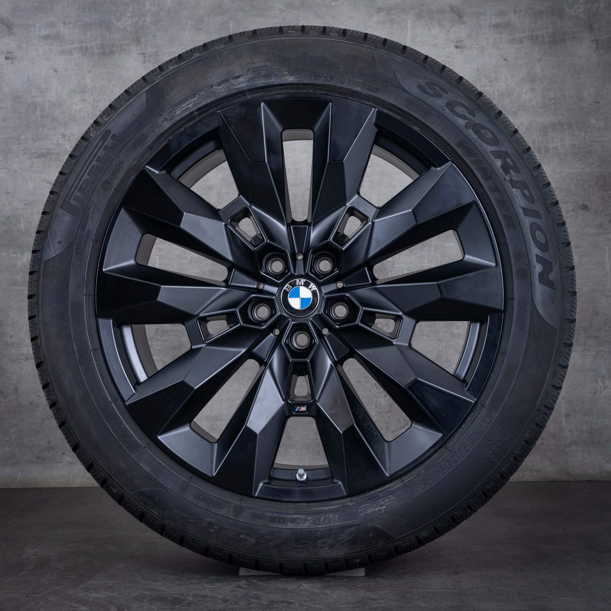 Oryginalne koła zimowe BMW XM 21 cali G09 Felgi 5A6DE91 Styling 917 M czarny mat