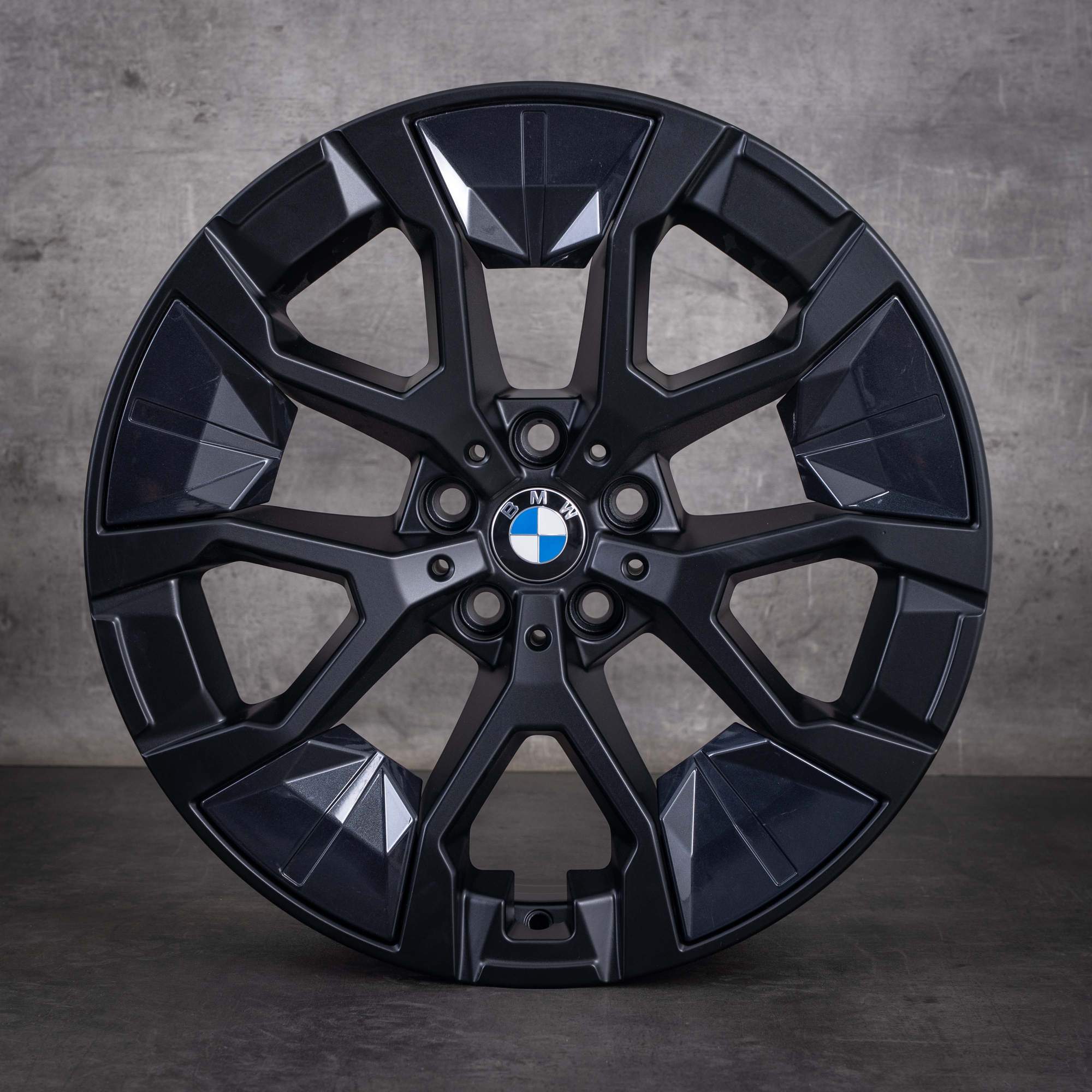 Jantes originais BMW X3 de 19 polegadas G45 Styling 941 Aerodinâmica 5A6F114 preto ajetado mate
