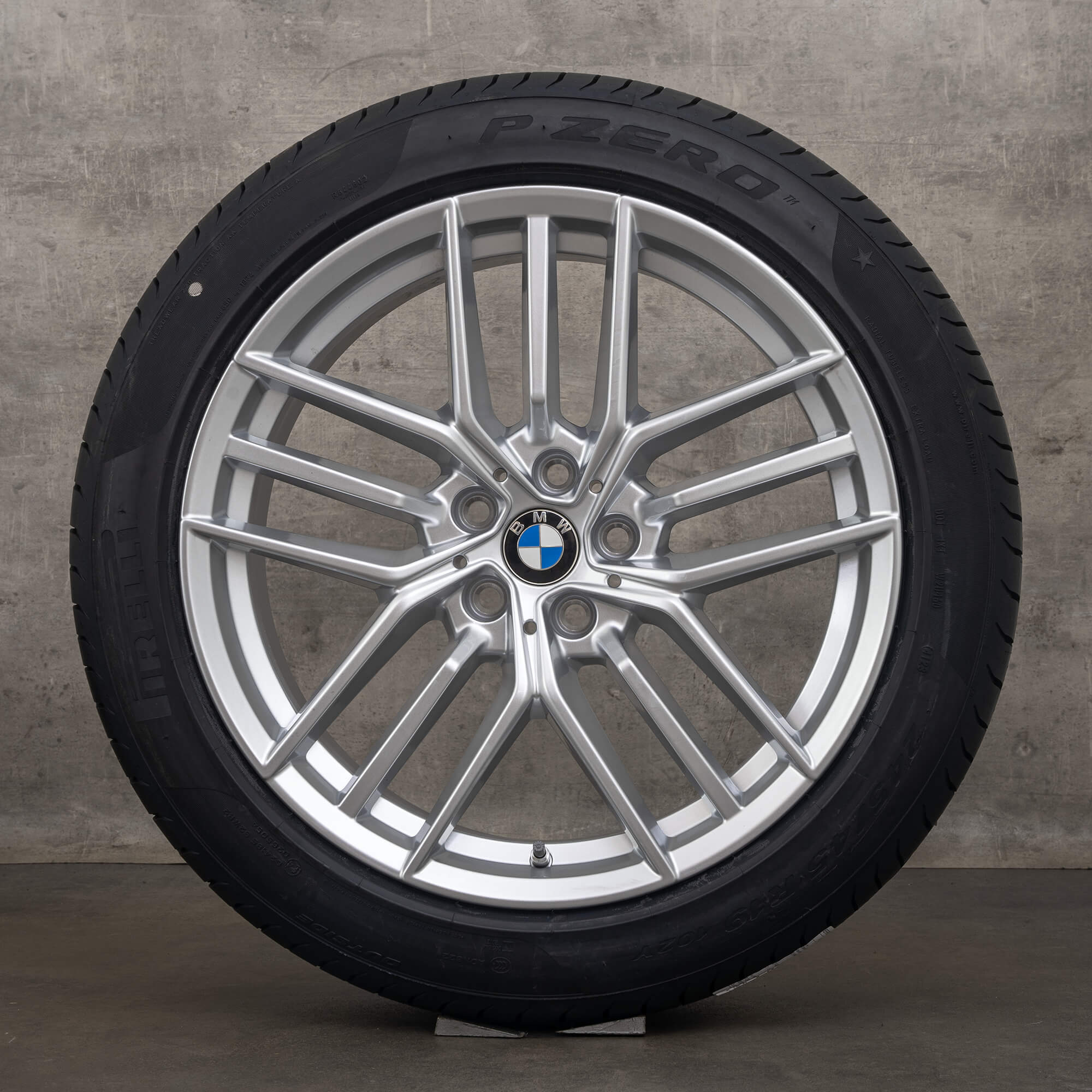 Oryginalne felgi BMW serii 5 i5 19 cali G60 G61 koła letnie stylizacja 933 5A324D6 srebrne NOWOŚĆ
