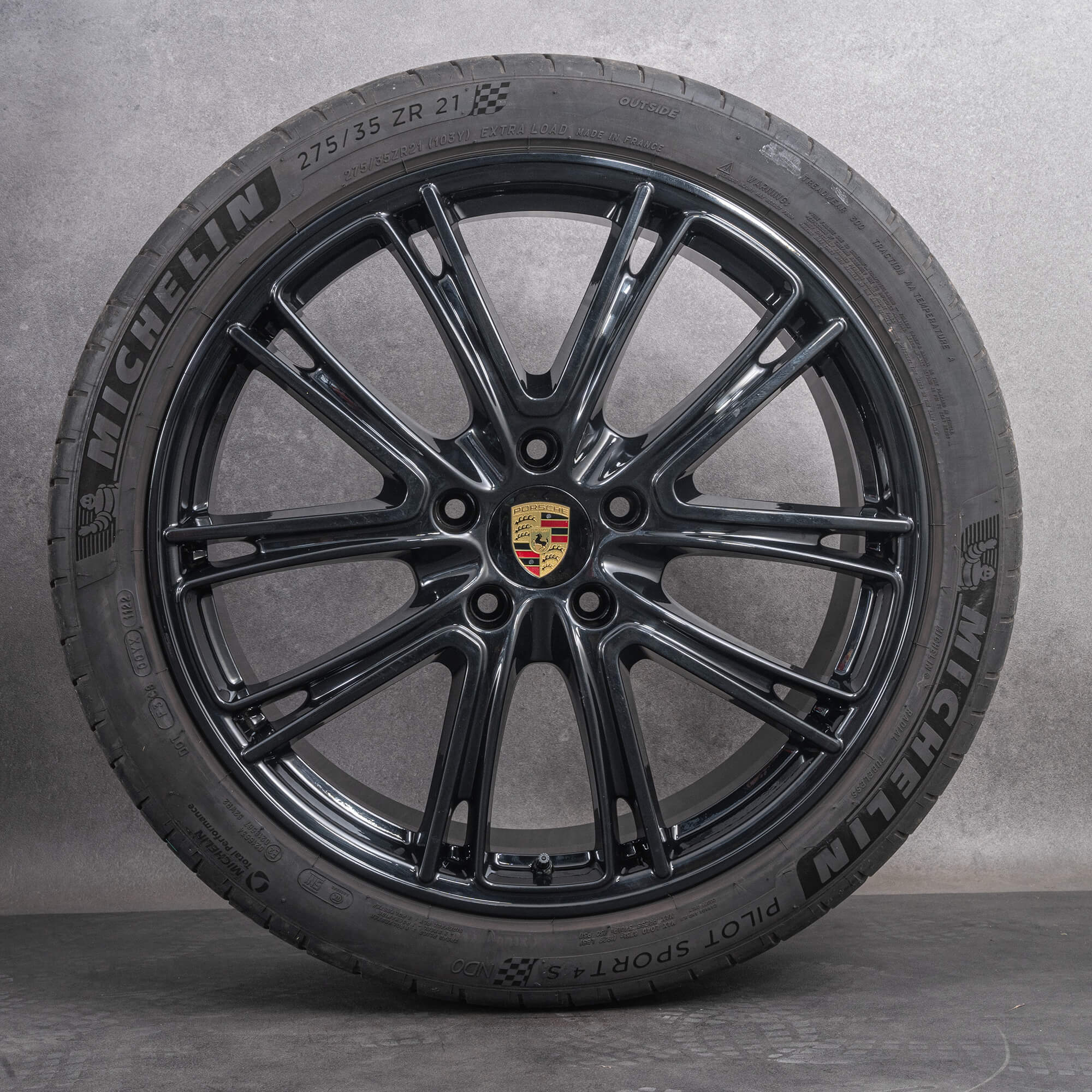 Originele Porsche 21 inch zomerwielen 971 G2 Panamera Exclusive zomerbanden