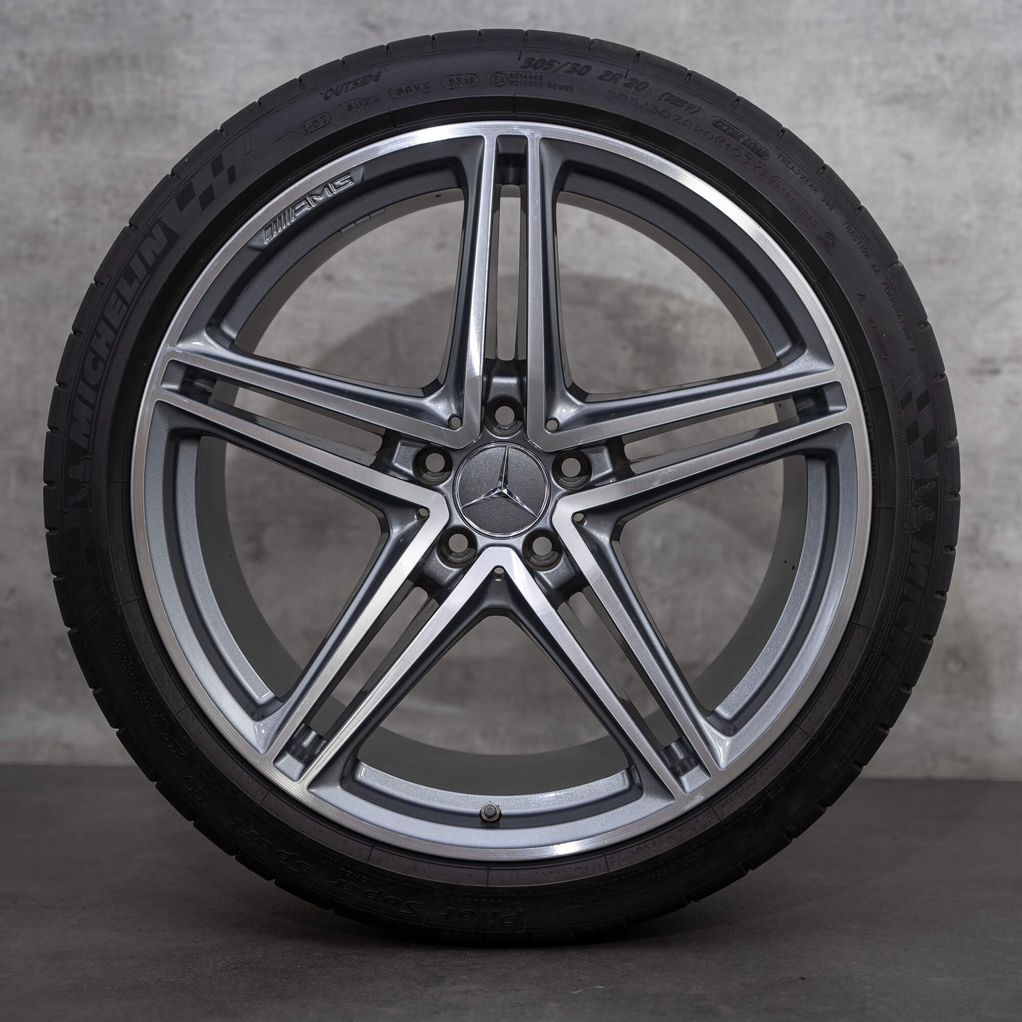 19 20 palcové ráfky Mercedes Benz AMG GT C W190 hliníkové letní pneumatiky kola