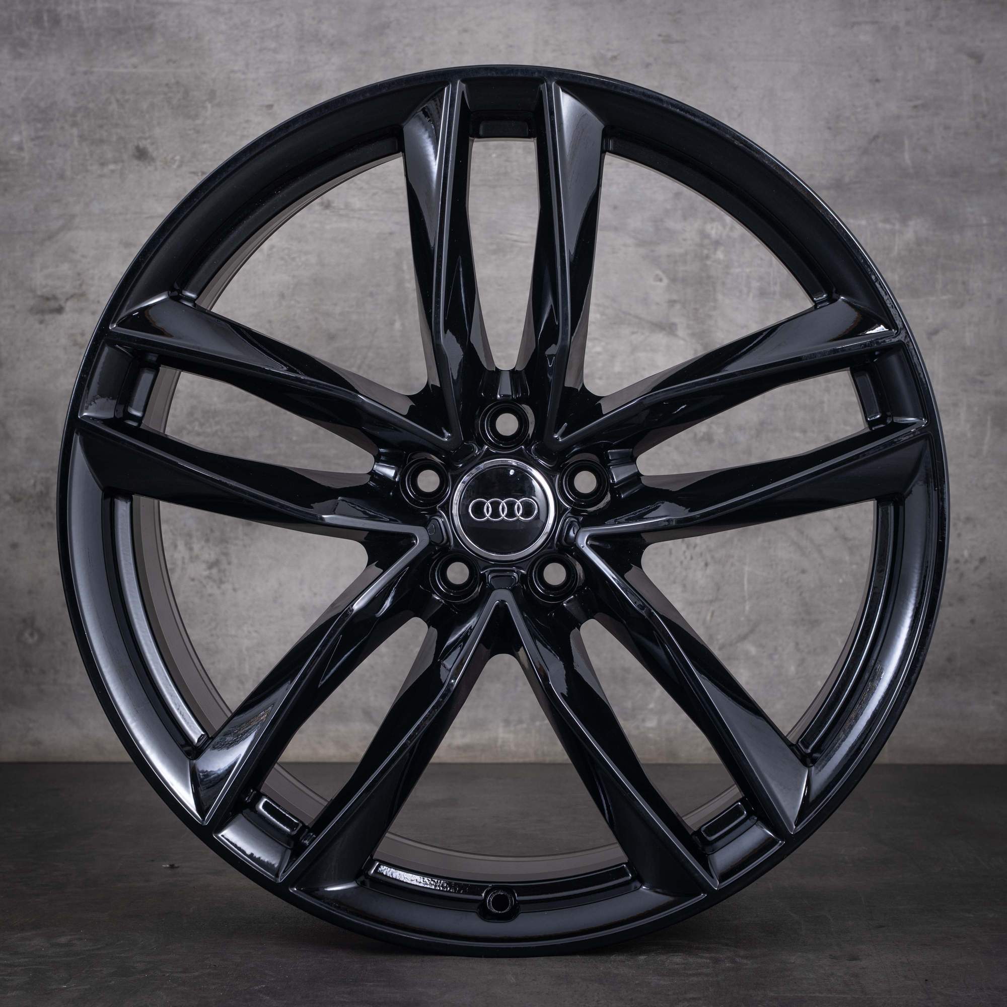 Original Audi RS6 Felgen 21 Zoll 4G C7 RS 4G0601025CE schwarz glanz