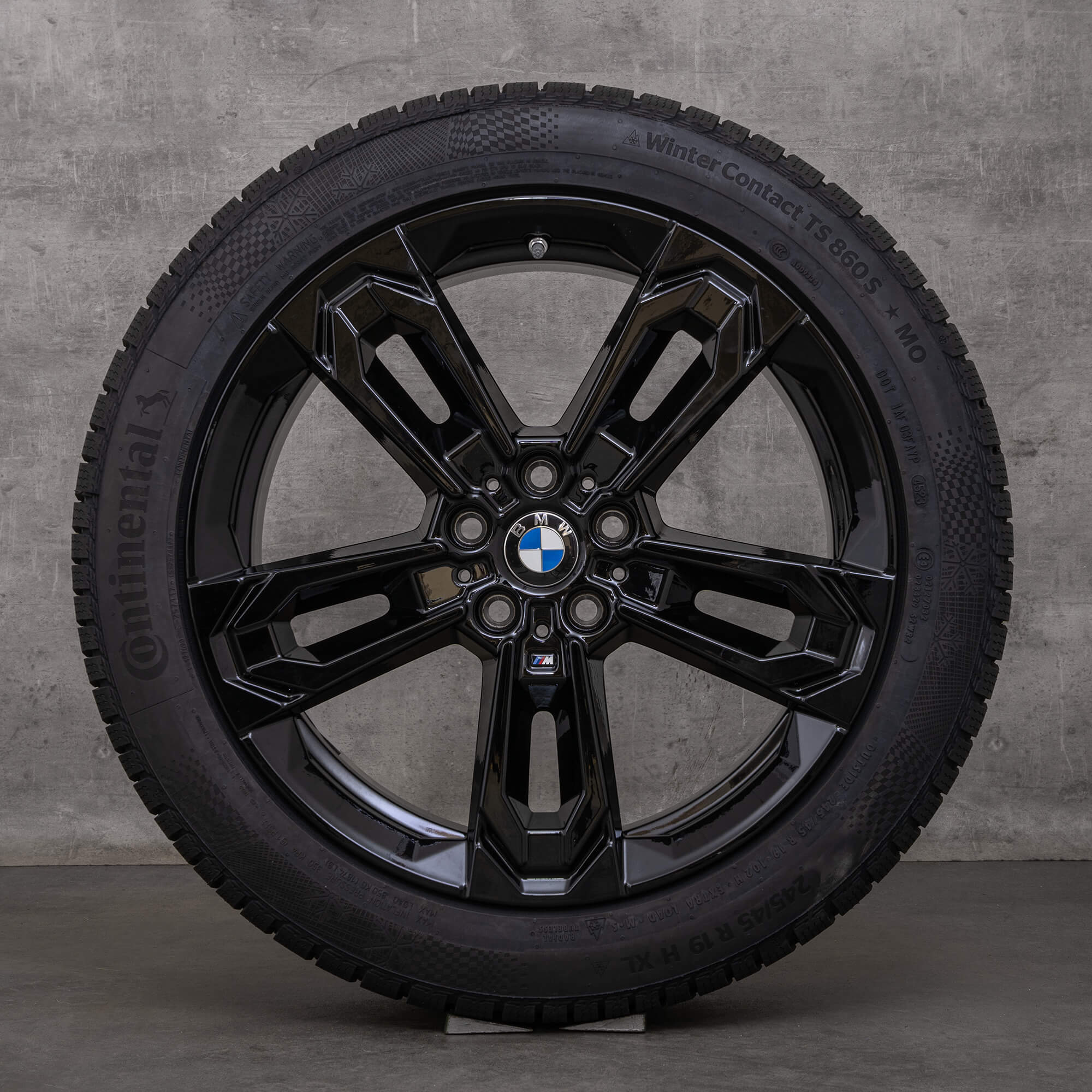 Originale BMW X1 iX1 X2 ruote invernali 19 pollici U10 U11 cerchi Styling 871 M 5A1E230 jet black NUOVO