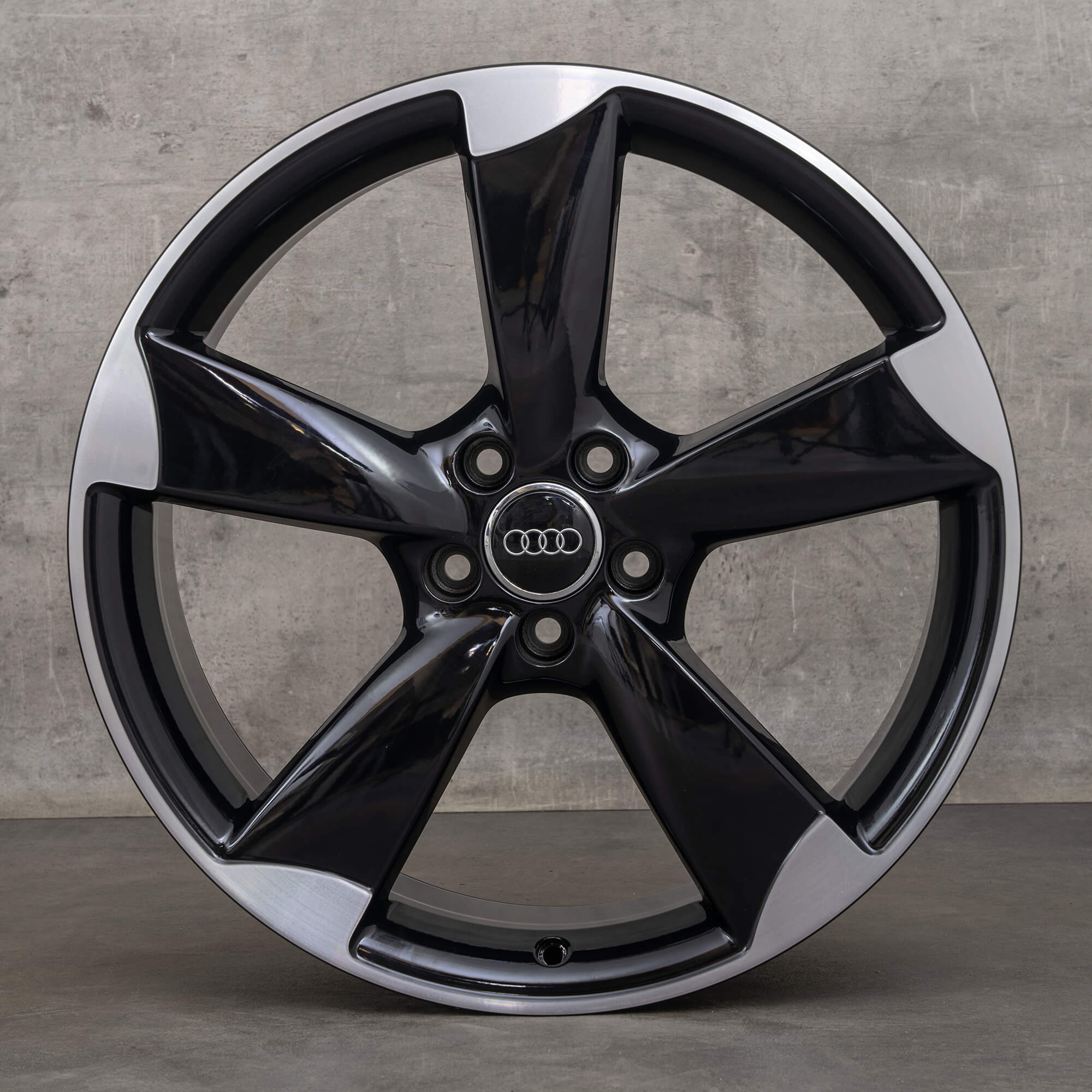 Audi A6 S6 4G C7 jantes rotor 20 pouces noir brillant 4G0601025BP