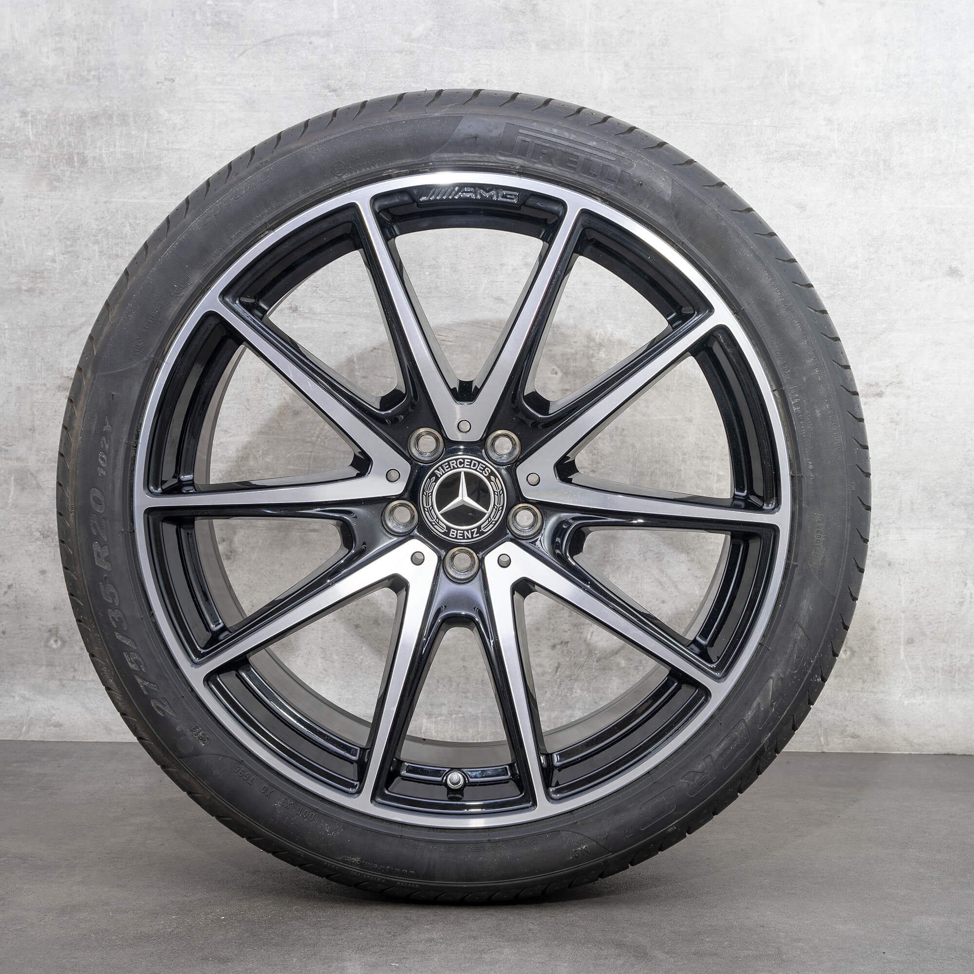 AMG 20 inch rims Mercedes S-Class W222 S63 S65 W217 summer wheels tires