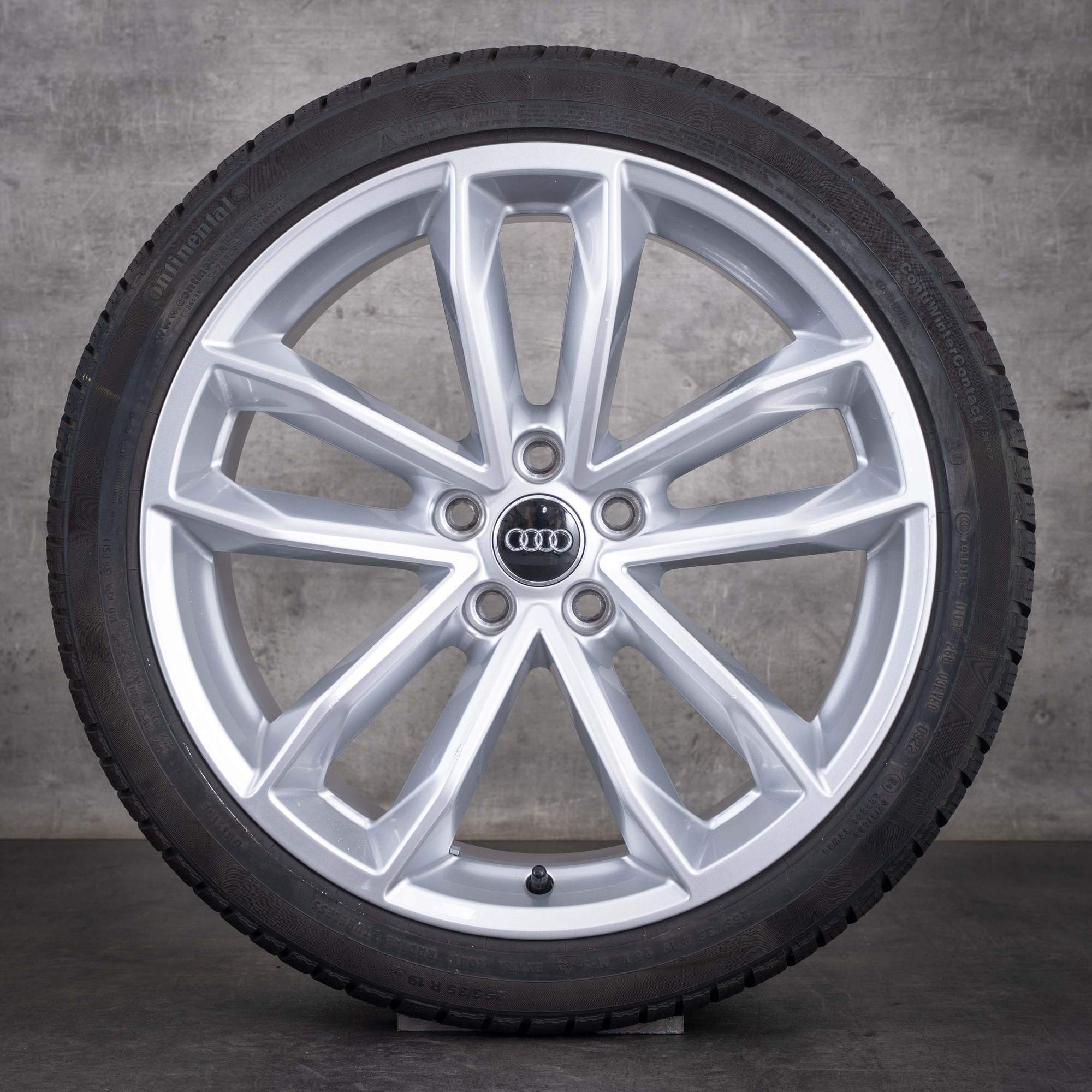 Original Audi A5 S5 Winterräder 19 Zoll F5 8W B9 Felgen 8W0601025DG silber glanz