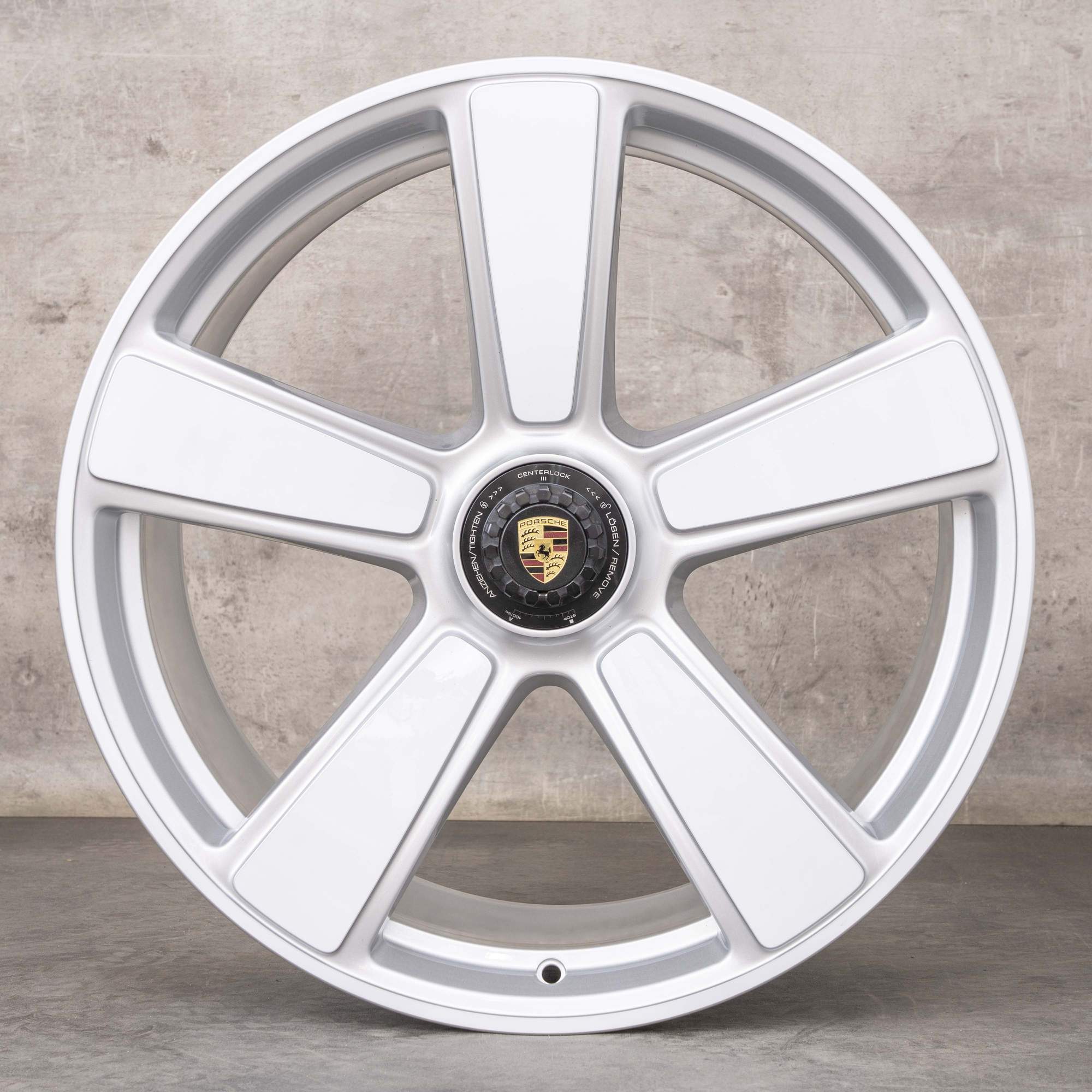 Originale Porsche 992 I-fælge 20 21 tommer Turbo S 50 år 992601025AP 992601025DQ Sport Classic sølvhvid højglans
