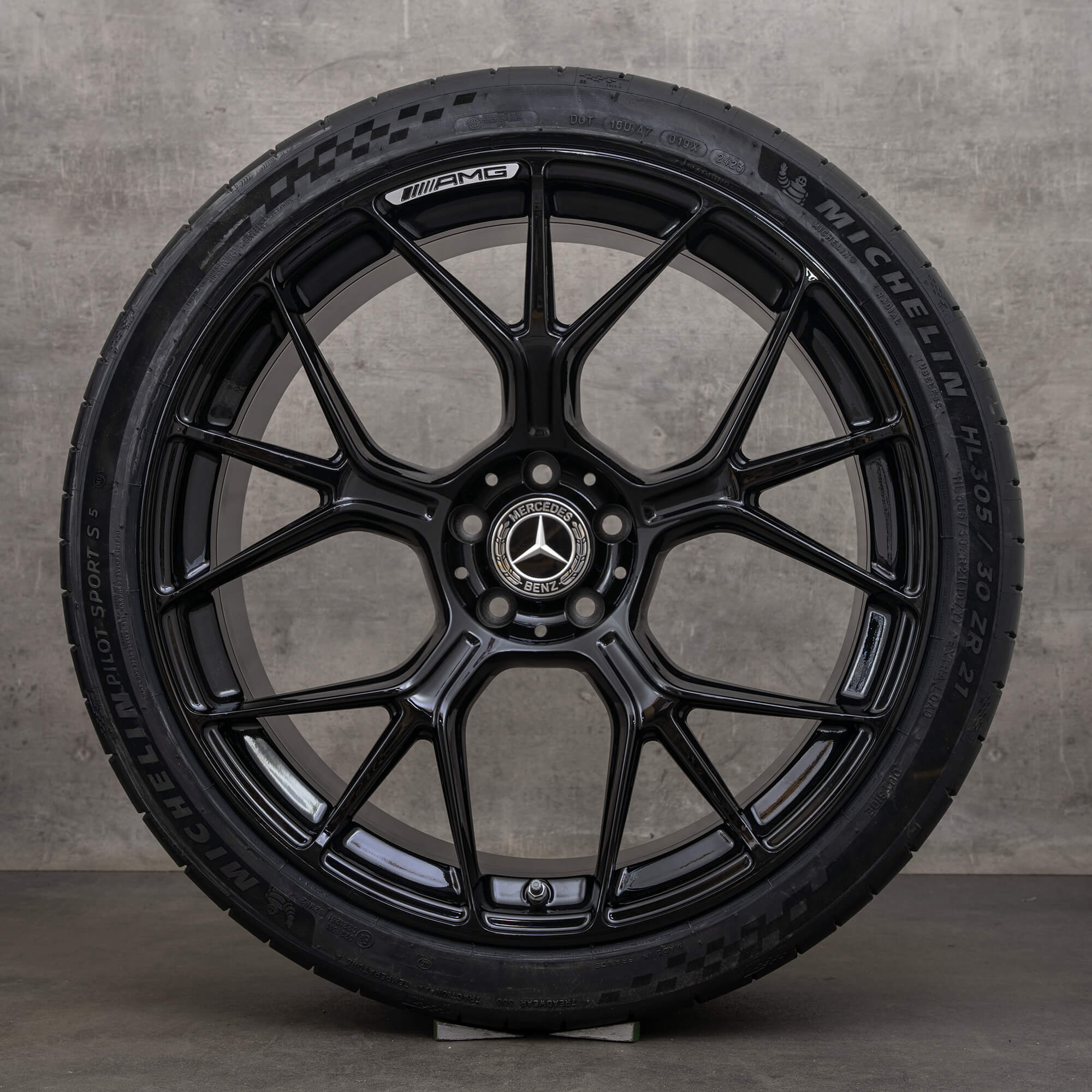 Original Mercedes Benz AMG GT 55 63 S E Performance PRO 4Matic+ Felgen 21 Zoll C192 Sommerräder A1924011300 A1924011400 schwarz