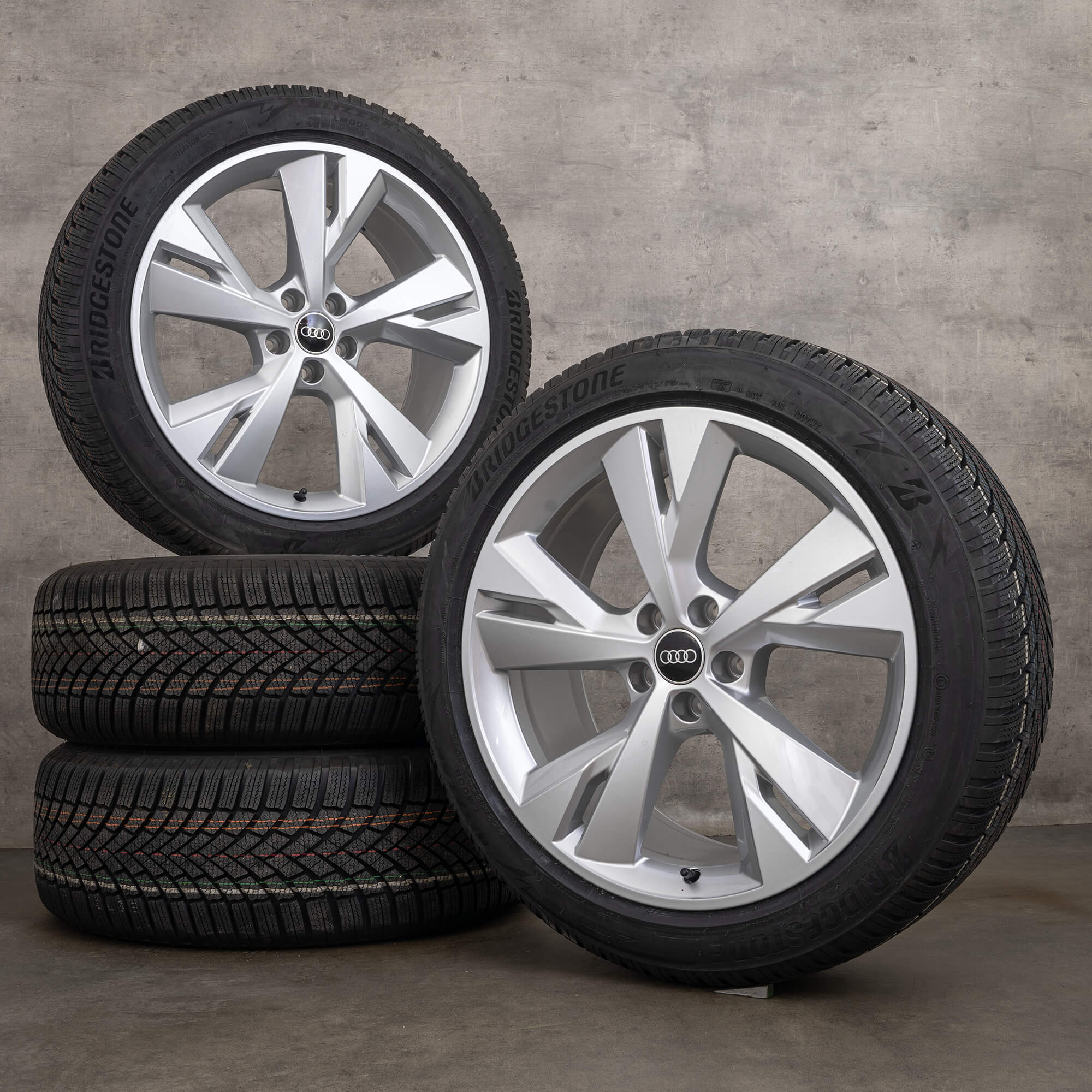 Originale Audi Q4 e tron 20 tommer vinterdæk fælge 89A601025D 89A601025L NYHED