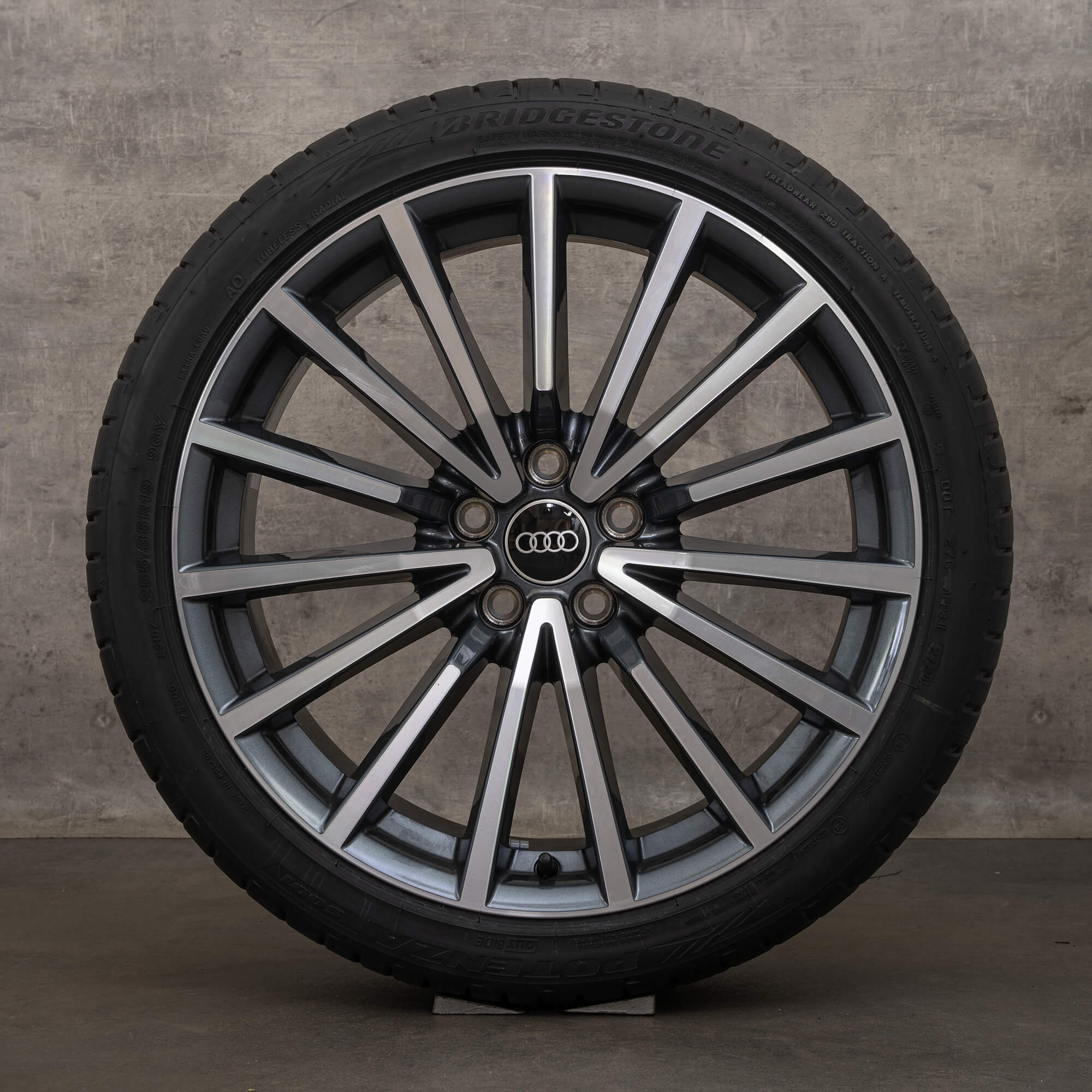 OEM Audi A5 S5 rims 19 inch 8W B9 F5 summer wheels 8W0601025AN