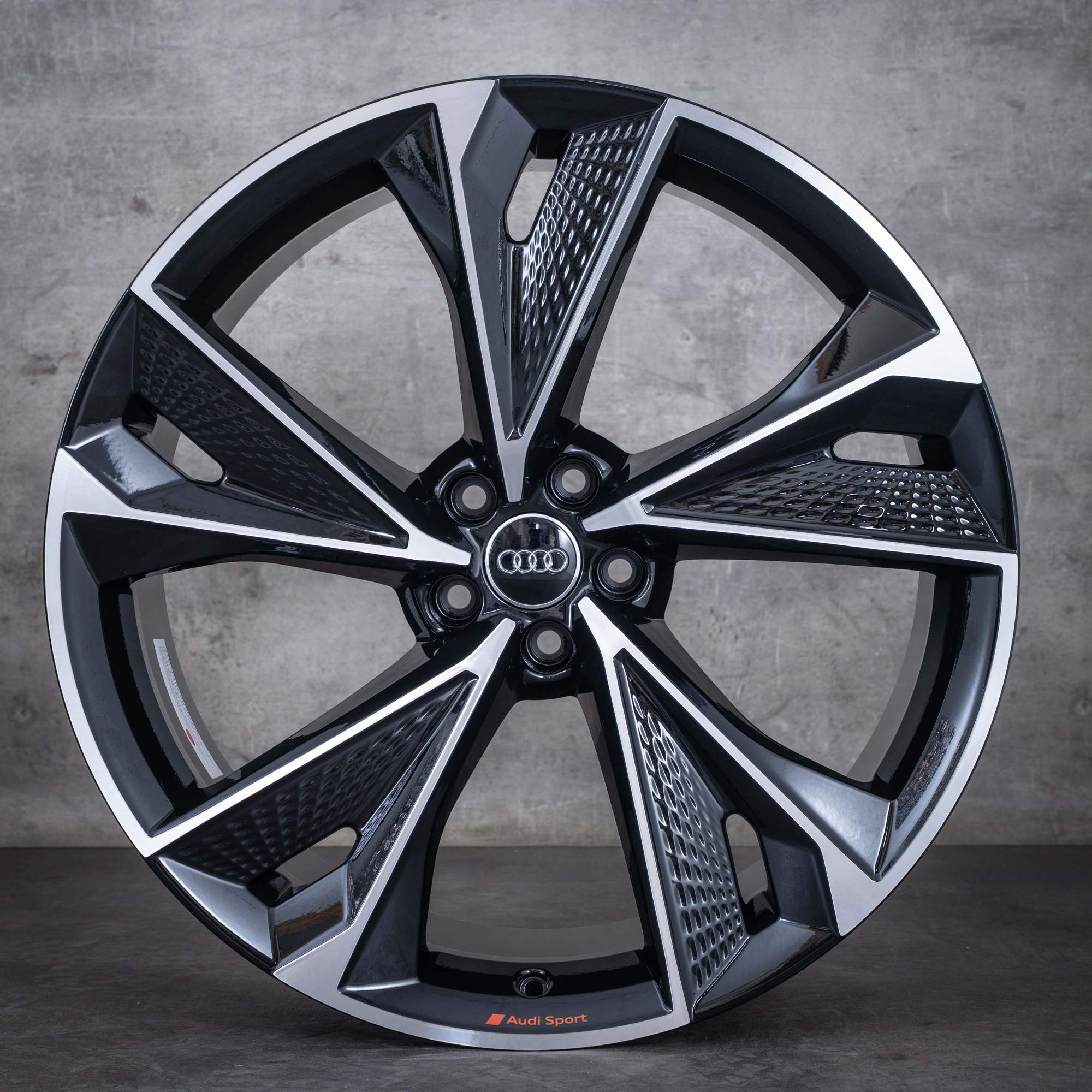 Originale Audi RS6 RS7 Anvelope de iarnă 22 inch 4K C8 jante 4K0601025BC negru Lucios NOU