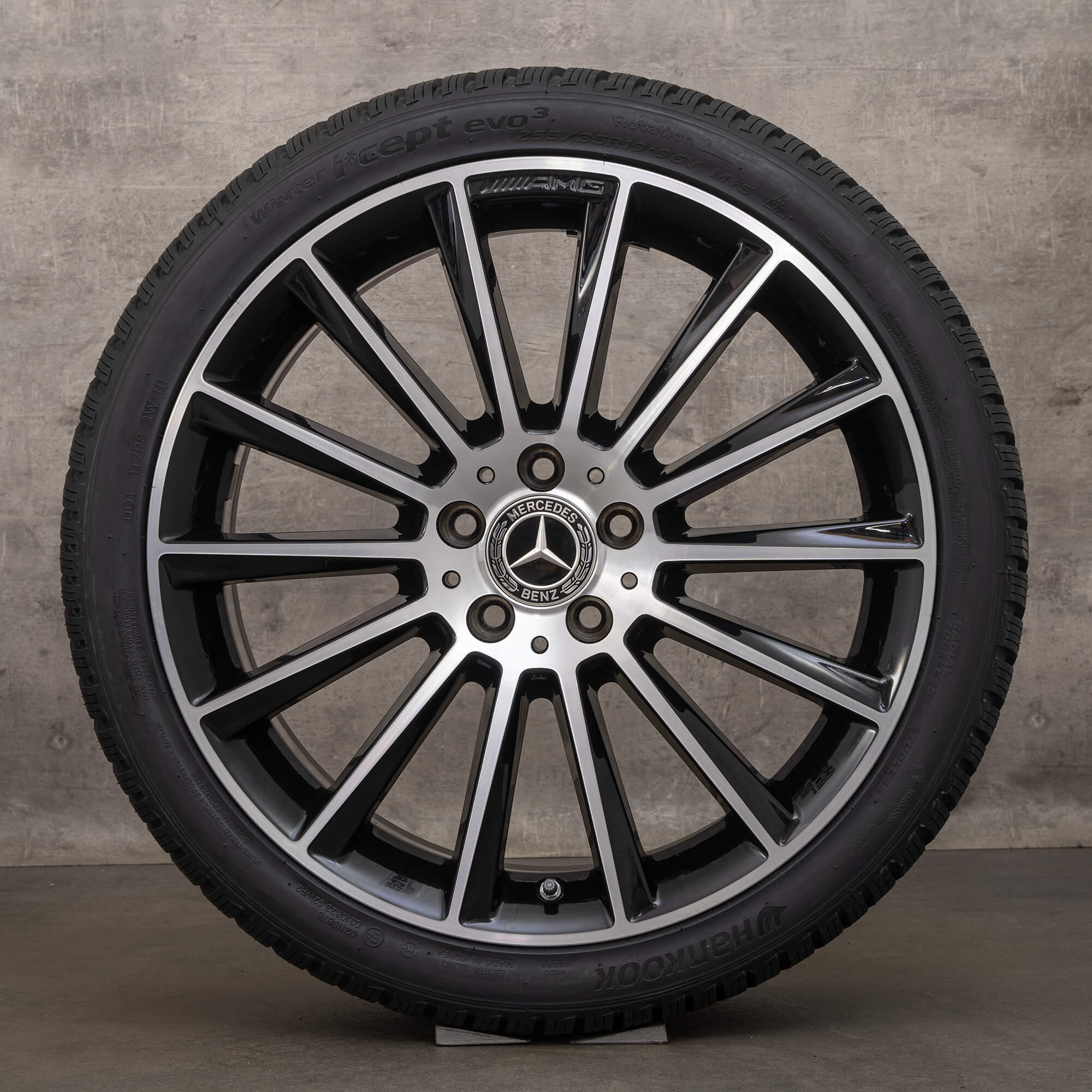 Originale AMG Mercedes W205 S205 C205 A205 19 tommer sommerdæk fælge