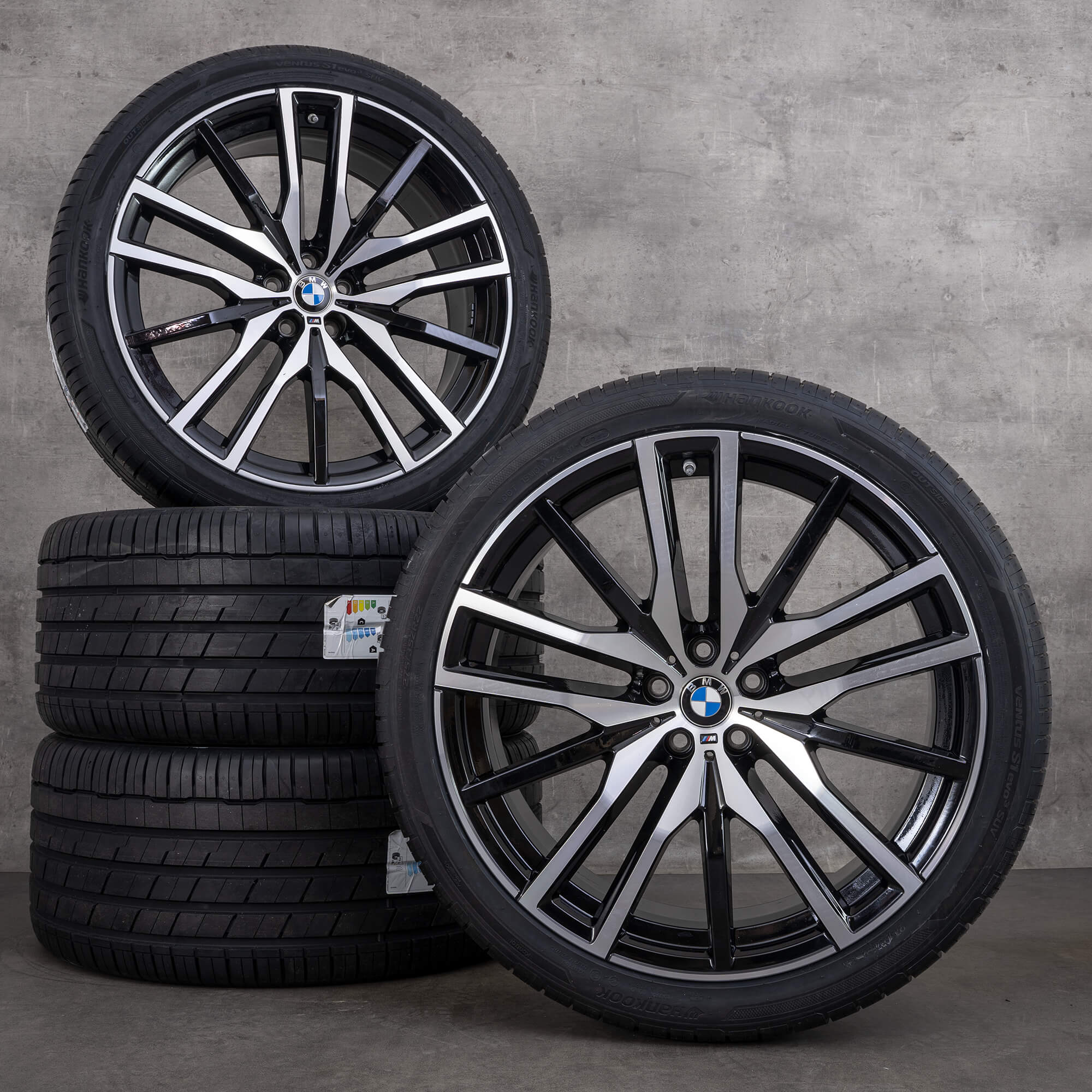 1054m BMW 22 Zoll Felgen X5 G05 X6 G06 M742 Sommerreifen Sommerräder 8090013 ...