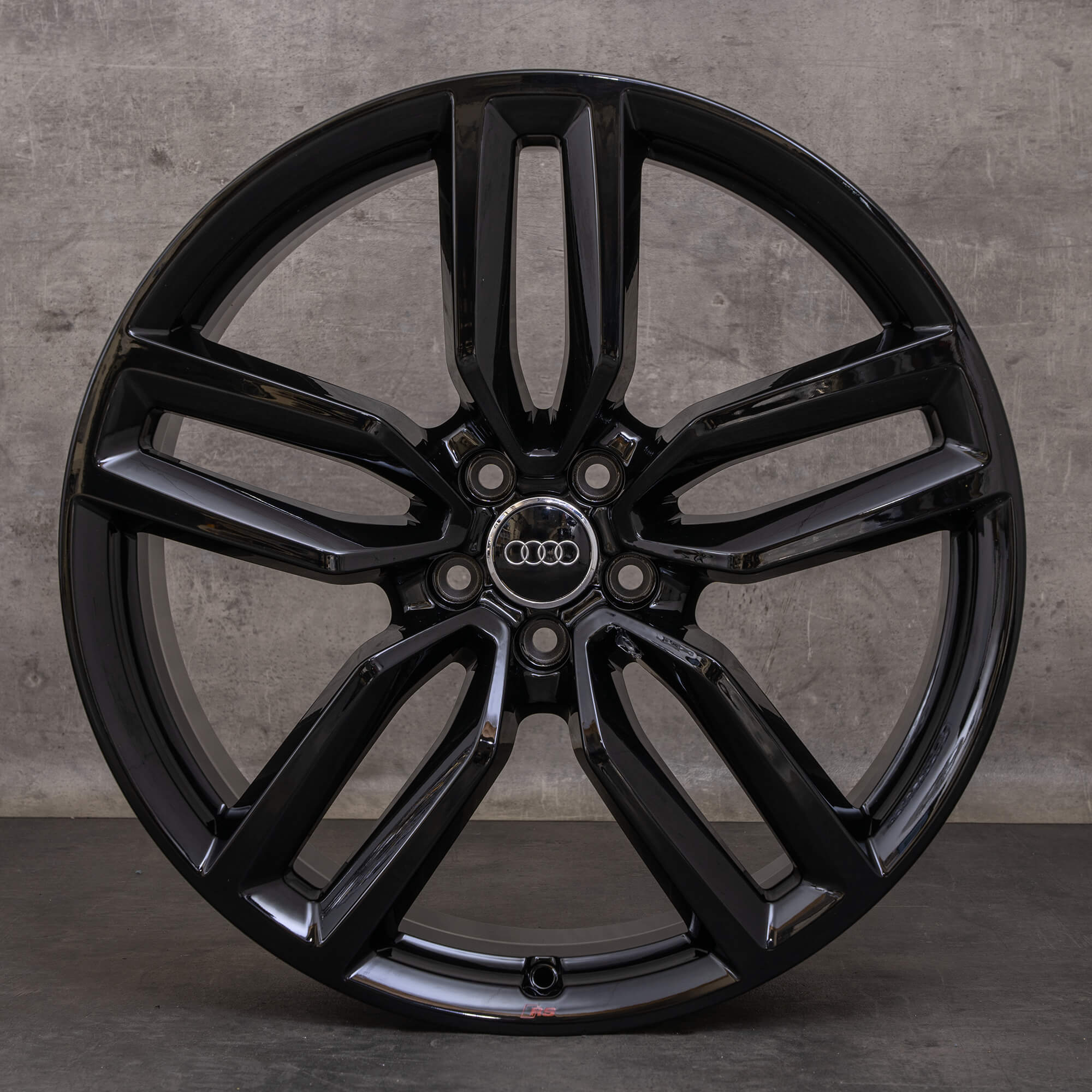 Originali Audi Q5 SQ5 cerchi auto 21 pollici 8R 8R0601025CP nero lucido