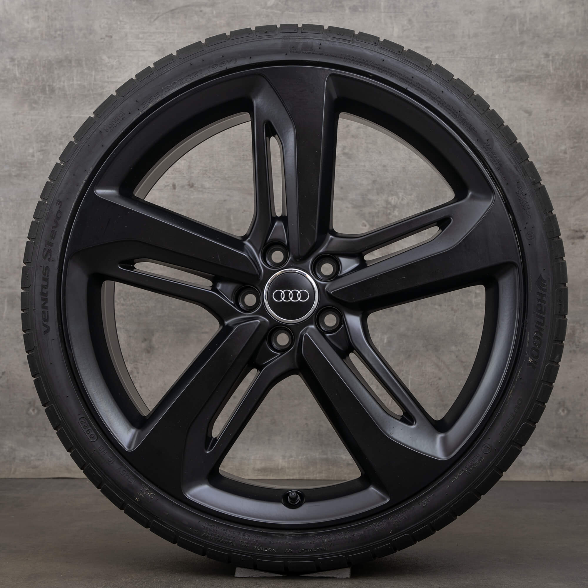 Original Audi A6 S6 Felgen 21 Zoll 4G C7 Sommerräder Performance Blade 4G0601025CN schwarz seidenmatt