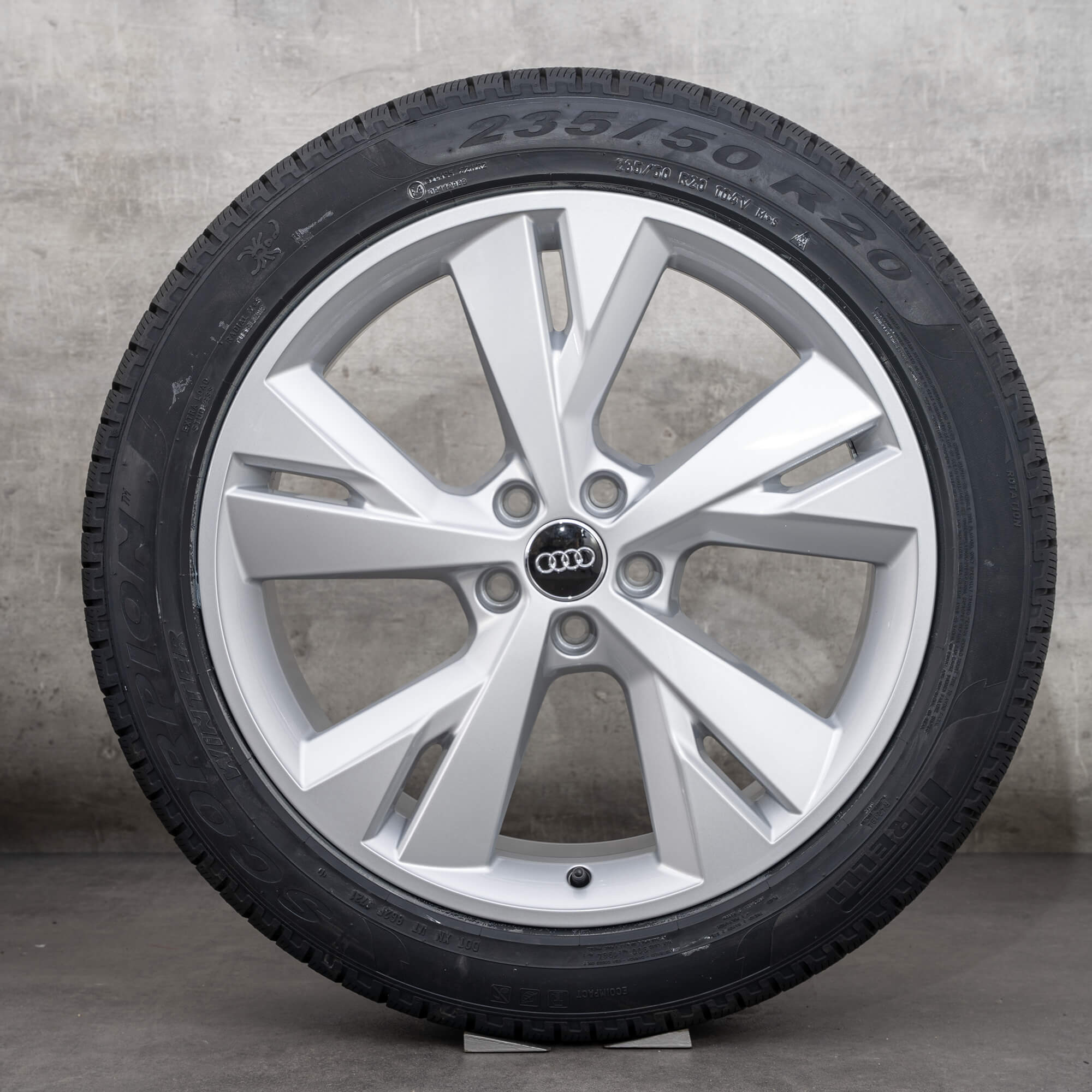 Original Audi e-tron Q4 & Sportback Winterräder 20 Zoll FZ Felgen 89A601025AP 89A601025AQ silber