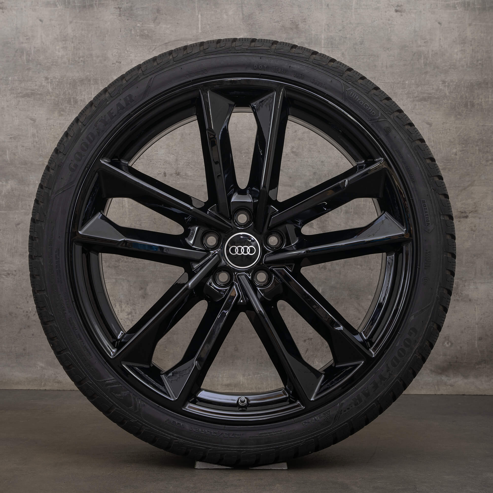 Jantes d'origine Audi A8 S8 21 pouces D4 4H jantes hiver 4G8601025AS pneus performance noirs