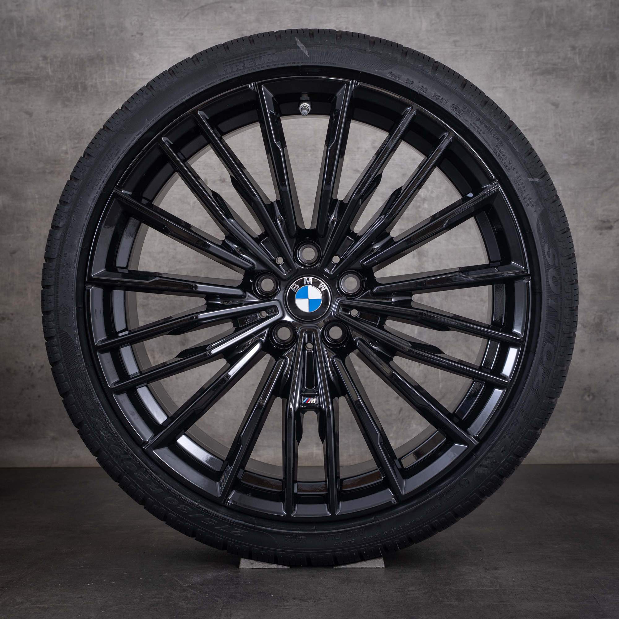 Alkuperäiset BMW 5- ja 8-sarjan talvirenkaat 20 tuumaa G30 G31 G14 G15 G16 vanteet Styling 729 M 8072025 8072026 jet black