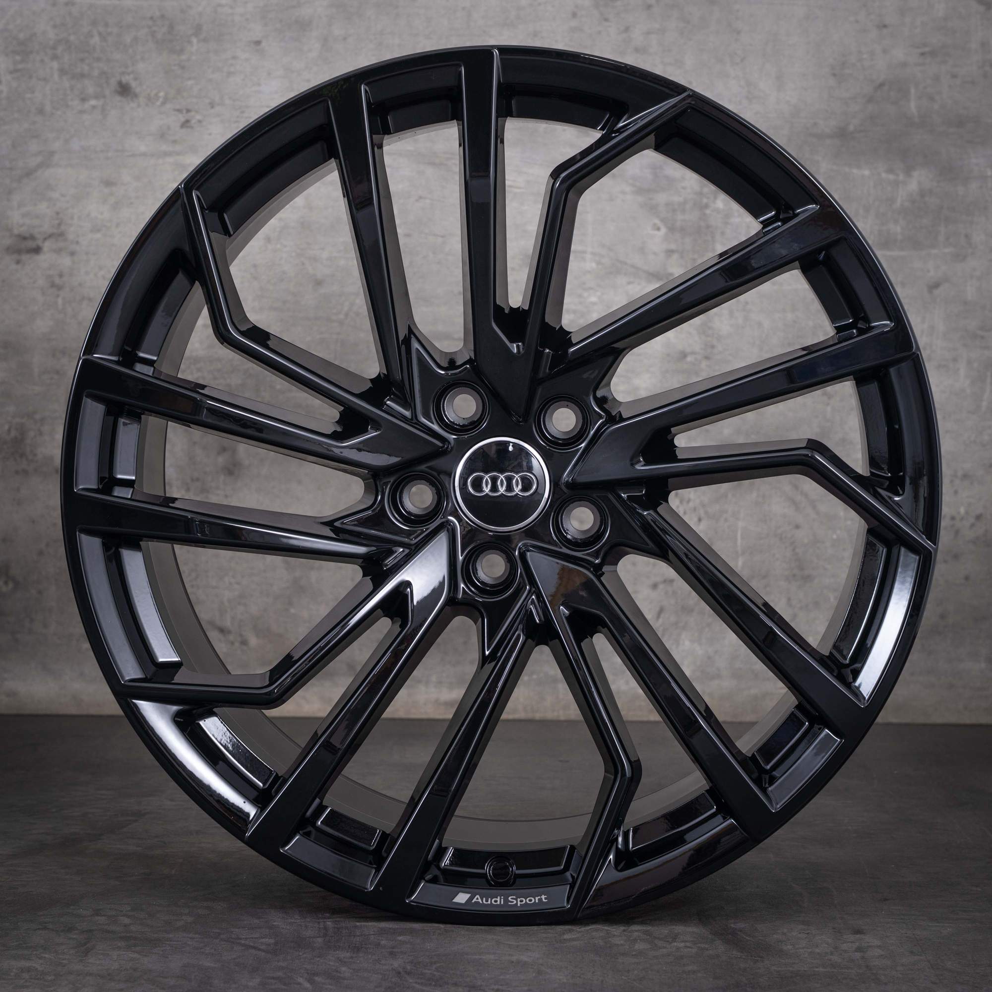 OEM Audi RS4 RS5 20inch Gloss Black wheels B9 8W F5 8W0601025FT