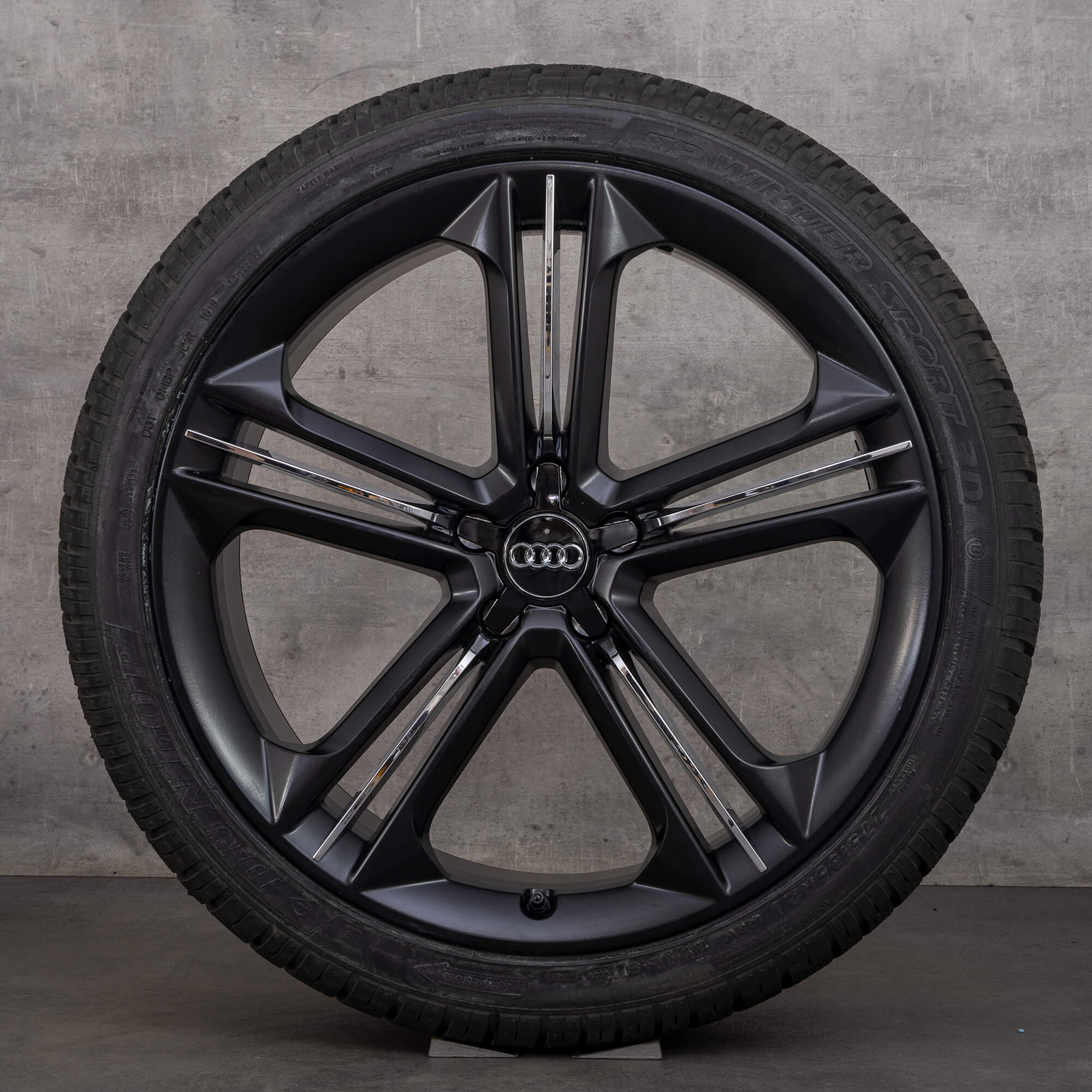 Oem Audi A8 S8 Jantes 21 pouces 4H D4 pneus été jantes 4H0601025P Trias Design noir mat