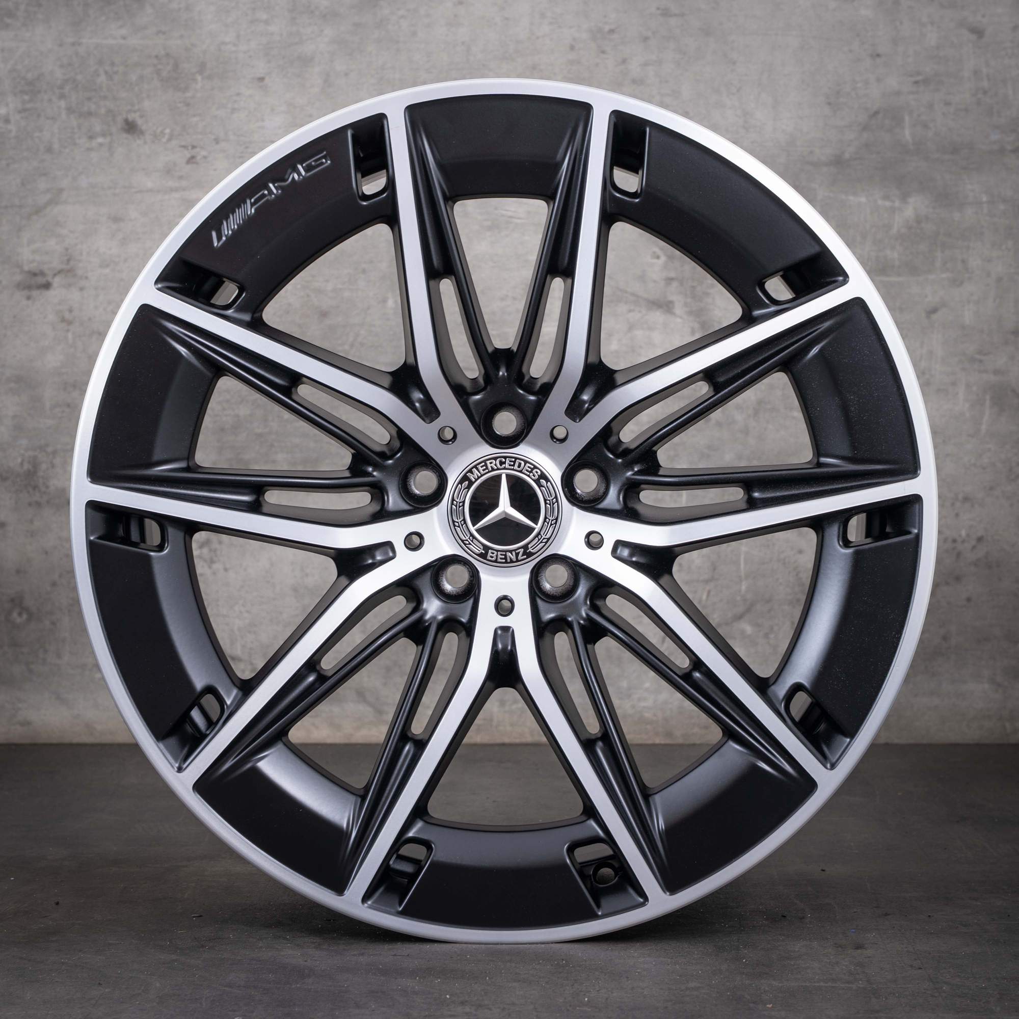 Original Mercedes Benz E-Klasse E53 AMG Felgen 20 Zoll W214 S214 A2144011100 A2144011200 schwarz matt glanzgedreht NEU