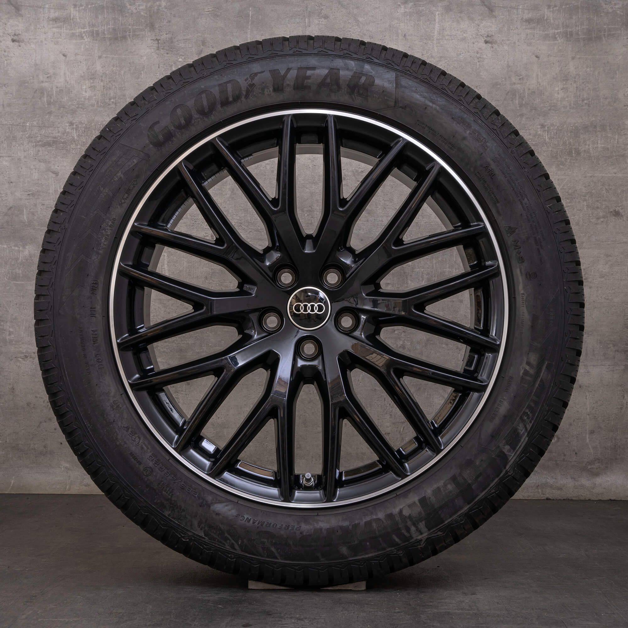 Original Audi Q7 SQ7 Winterräder 20 Zoll 4M Felgen 4M0601025DR schwarz glanzgedreht