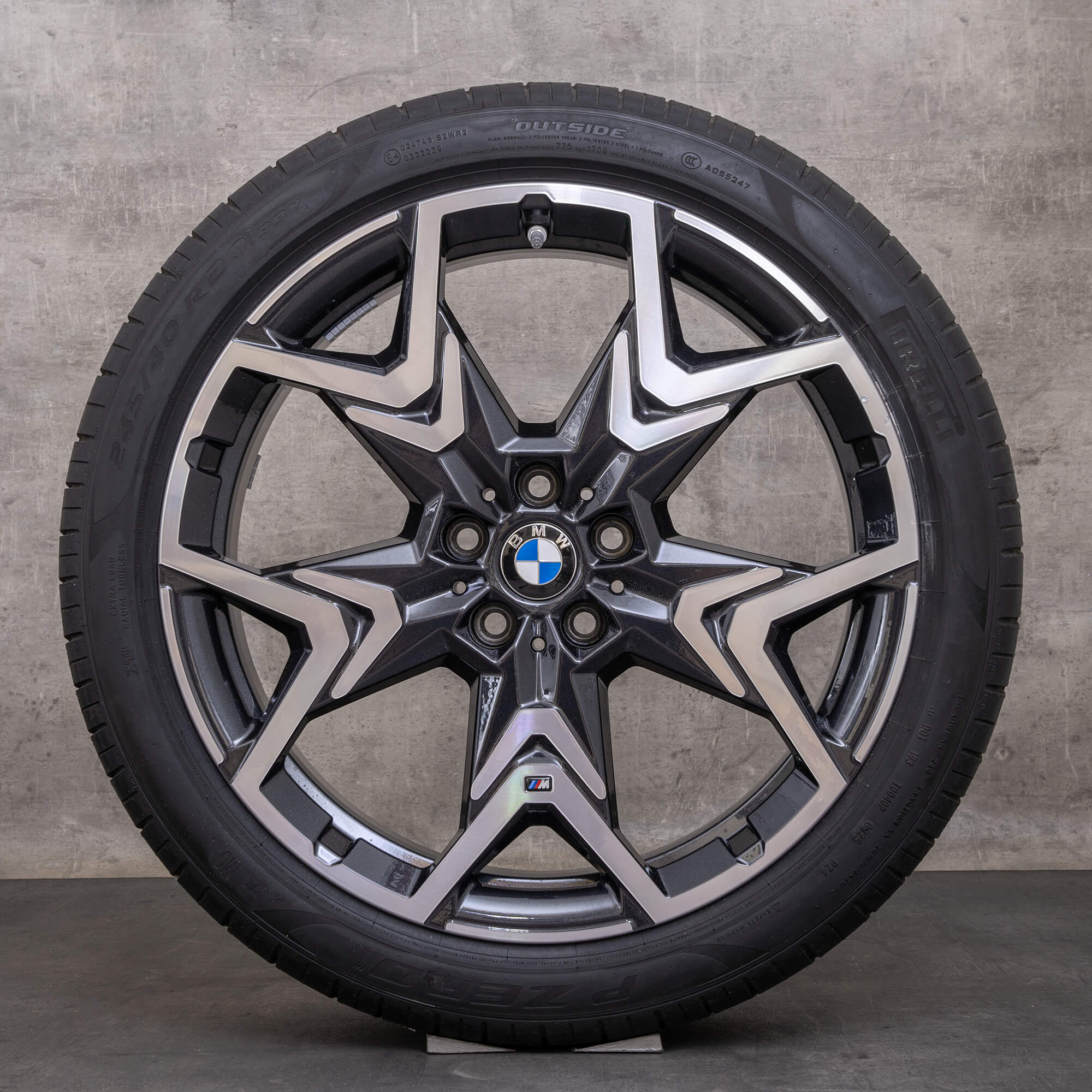 OEM BMW X1 iX1 X2 iX2 rims 20 inch U11 U10 Sommerrder Styling 873 M 6898053 orbit grey glossy turned