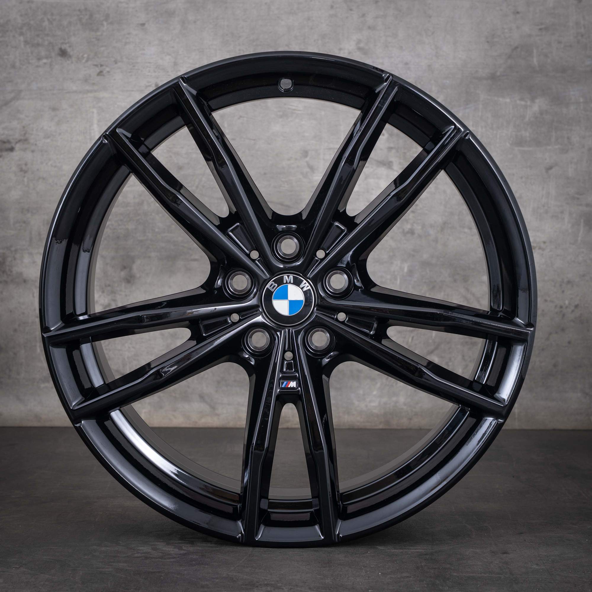 Oryginalne felgi BMW serii 2, 3 i Seria 4, 19 cali, G42, G20, G21, G22, G23, koła letnie, stylizacja 791 M, 8090094, 8090095, czarny połysk, NOWE
