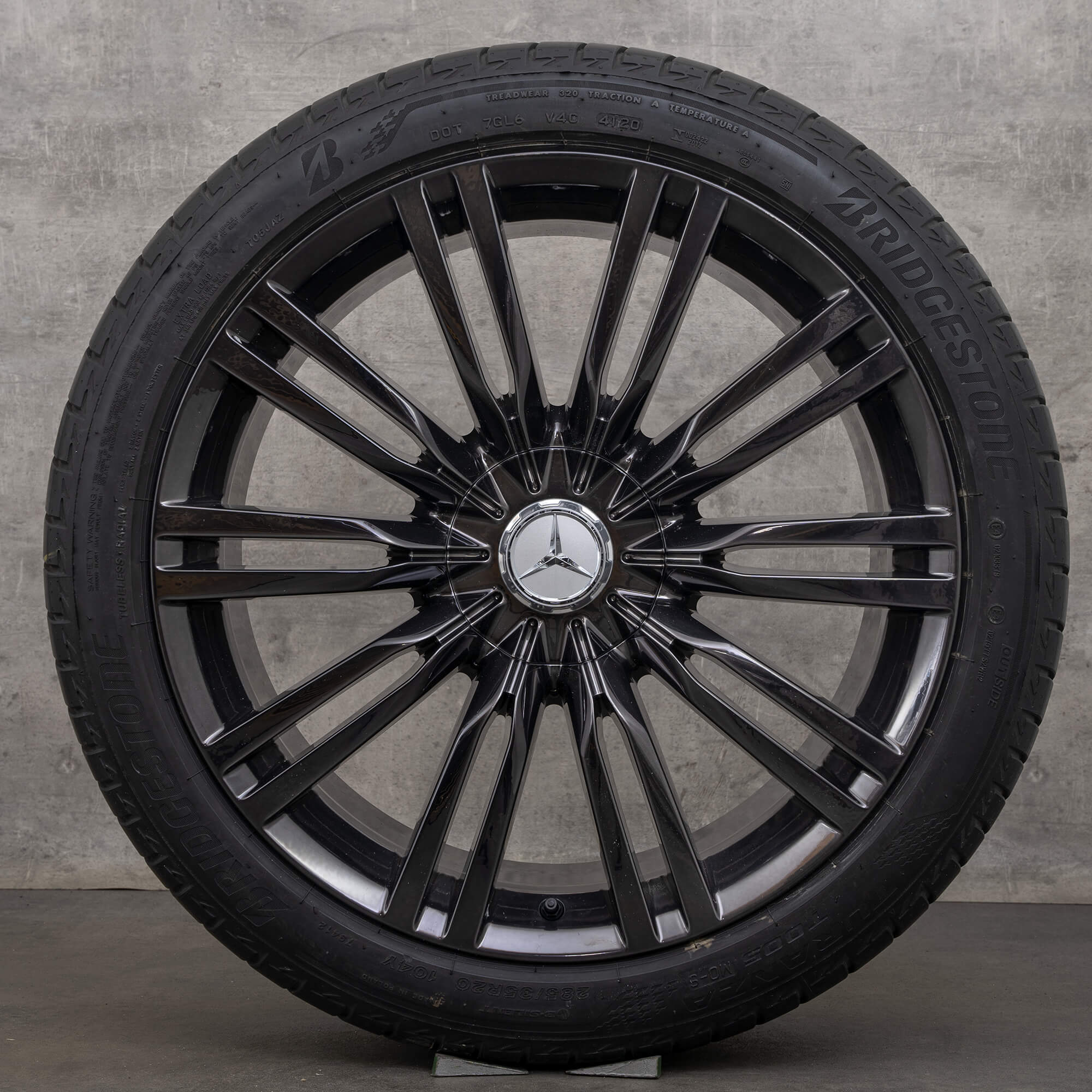 Alkuperäiset Maybach Mercedes Benz S-sarjan vanteet 20 tuuman W223 Z223 kesärenkaat A2234014000 A2234014100 savukromi kesäpyörät kesäpyörät.