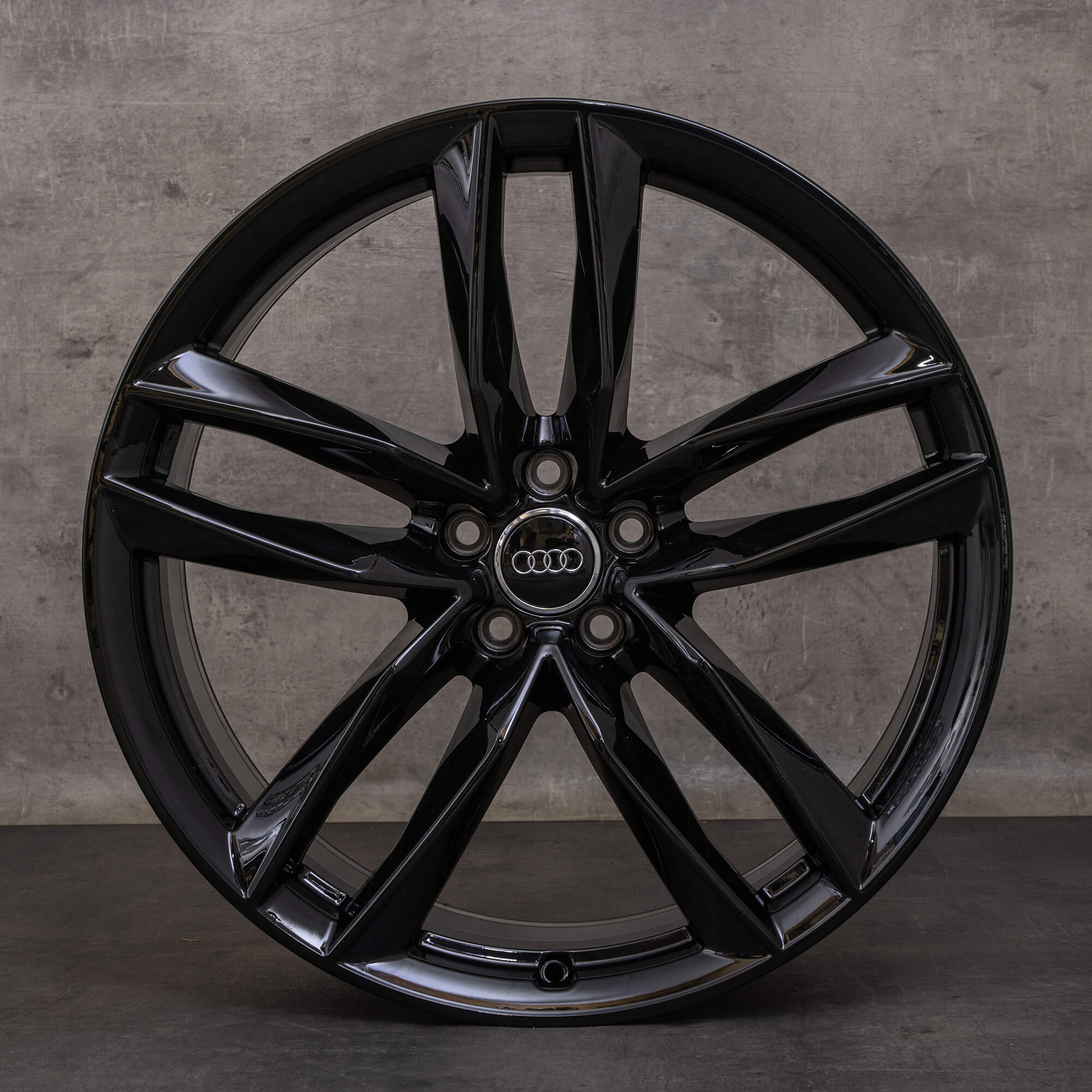 Originele Audi RS6 velgen 21 inch 4G 4G060601025CG zwart glanzend