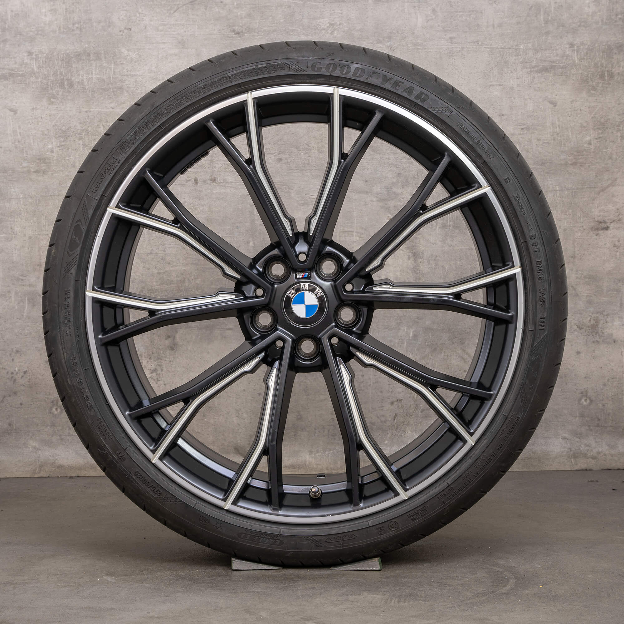 Jantes d'origine BMW Série 5 20 pouces G30 G31 Styling d'été 669 M 6873943 6874445 noir brillant
