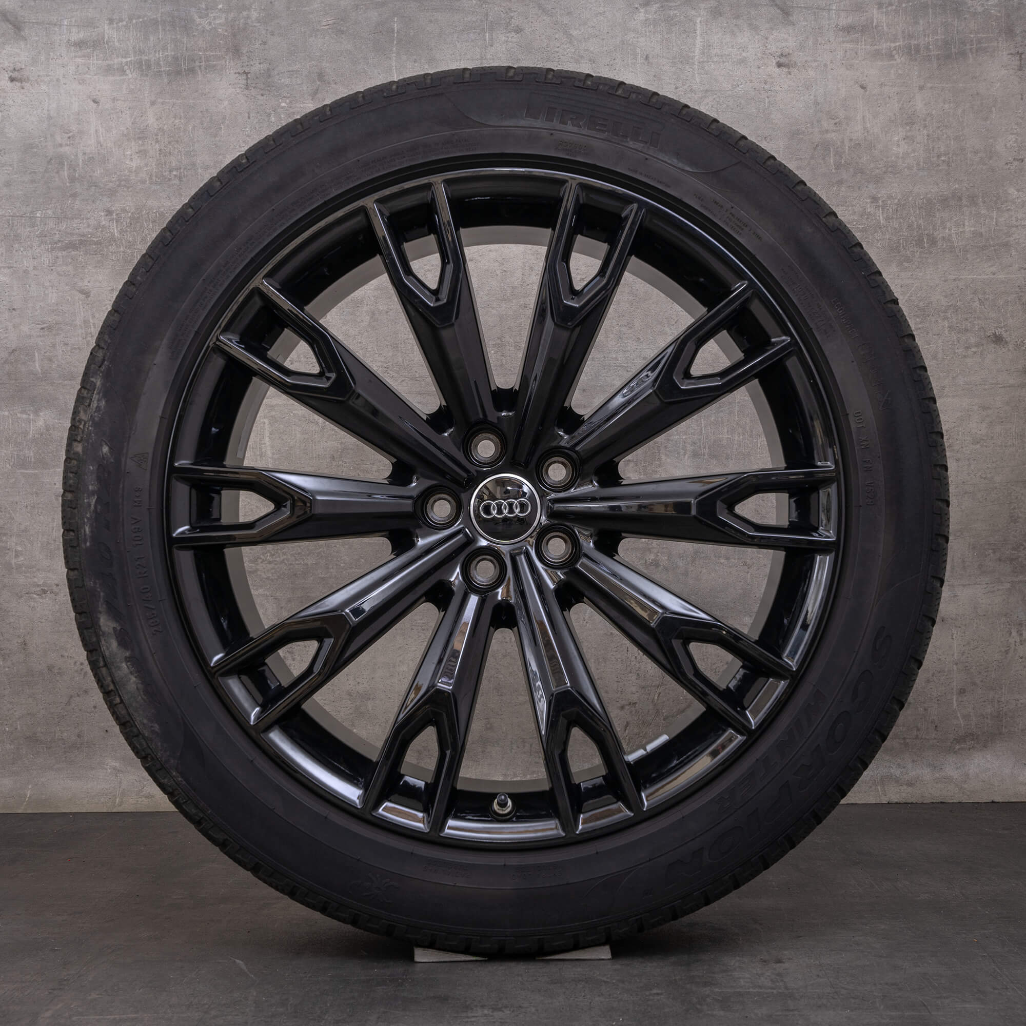 Original Audi Q7 SQ7 Winterräder 21 Zoll 4M Felgen 4M0601025CB schwarz glanz