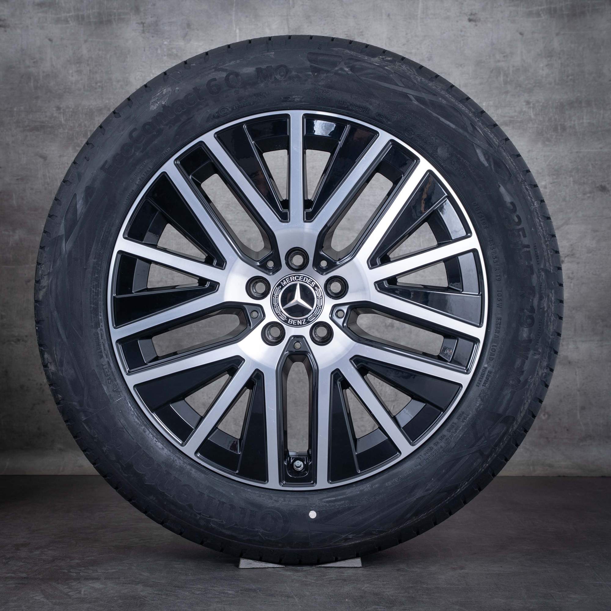 Oryginał Mercedes Benz GLC & 43 AMG felgi 19 cali C253 X253 koła letnie A2534014900 czarne Polerowane