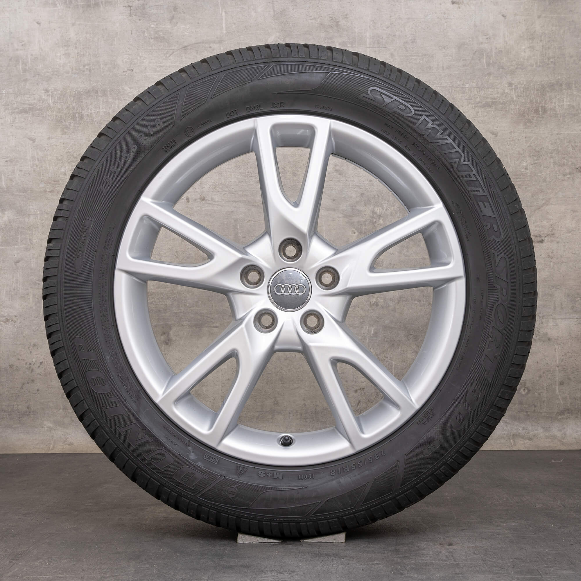 OEM Audi A6 winter wheels 18 inch 4G C7 allroad quattro rims 4G9071498 silver