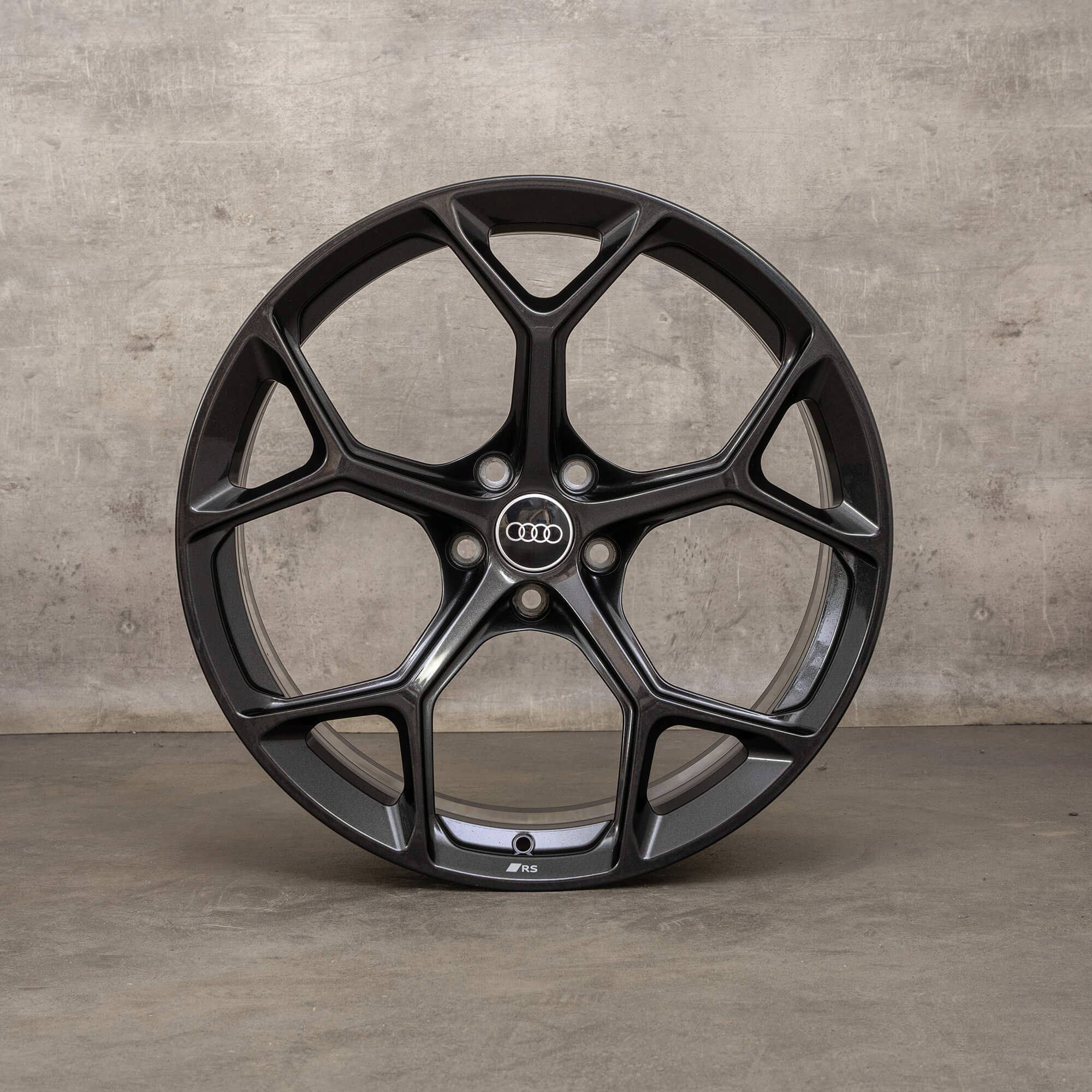 Jantes genuínas Audi RS4 B9 8W RS5 F5 de 20 polegadas 8W0601025GJ Competition preto 9 x ET22