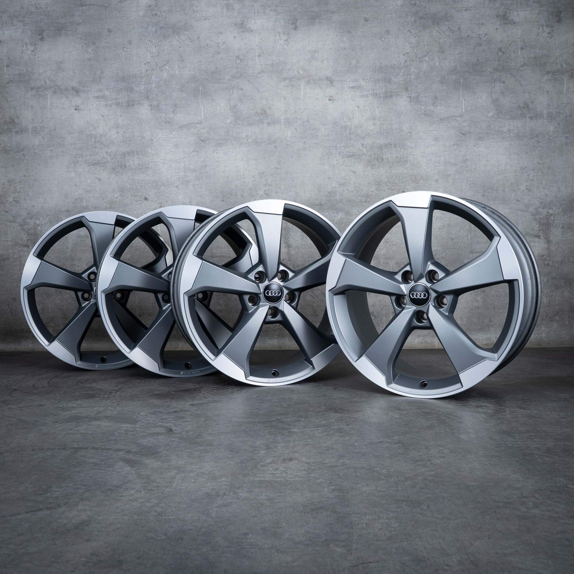 Jante originale Audi RS3 19 inch 8V RS 8V0601025FD 8V0601025FA Rotor titan mat Lucios