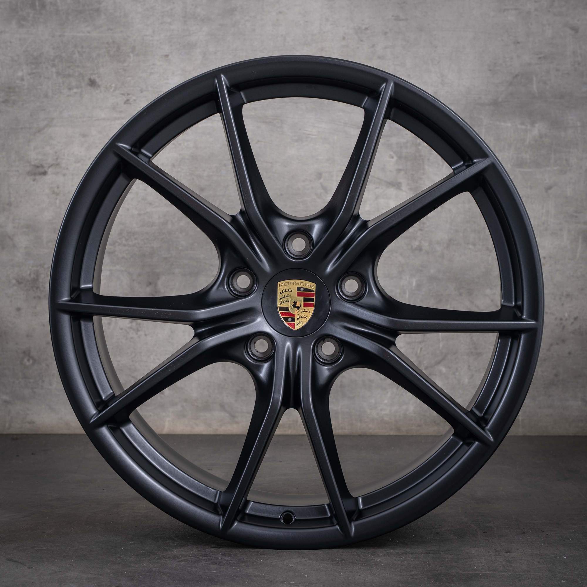 Alkuperäiset Porsche 991 II -vanteet 20 tuumaa Carrera-kesärenkaat 99136271000 99136276002 mattamusta