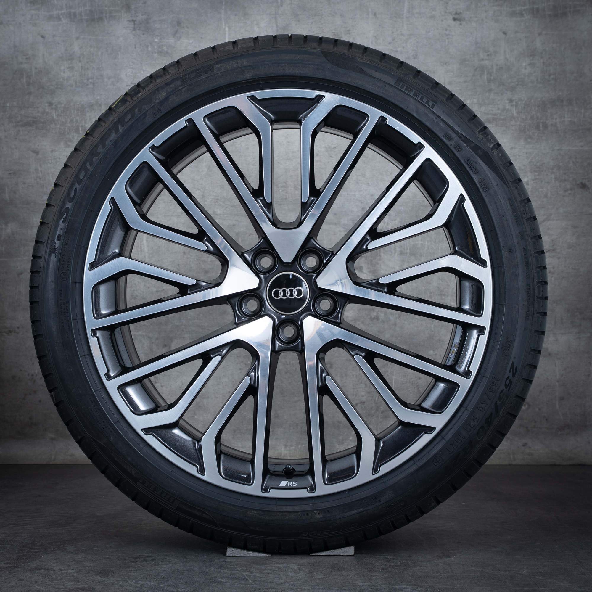 Oryginał Audi Q5 SQ5 felgi 21 cali FY GU Sportback koła letnie 8MA601025L granit Polerowane
