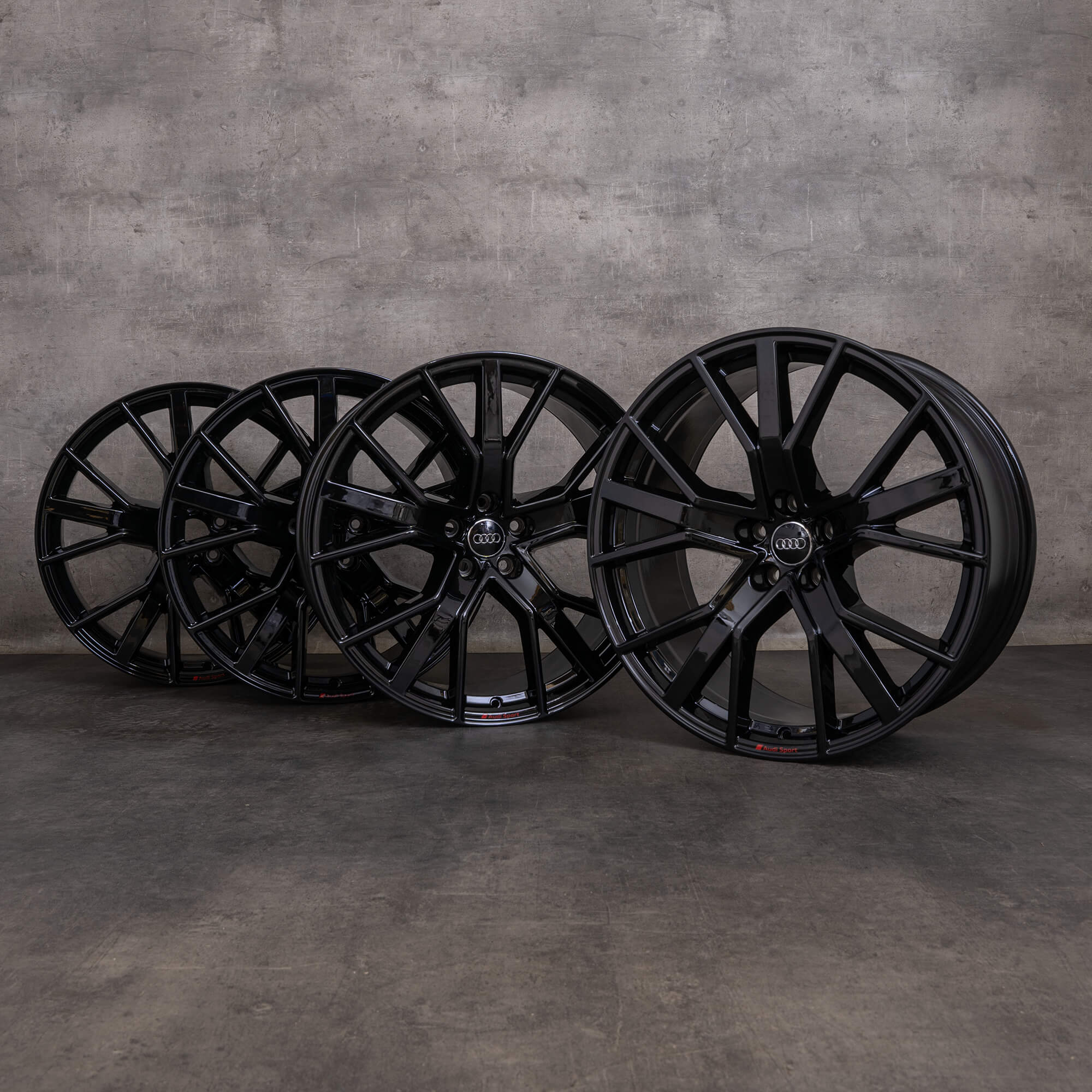 Originele Audi RS6 velgen 21 inch 4G RS 4G0601025CL zwart glanzend