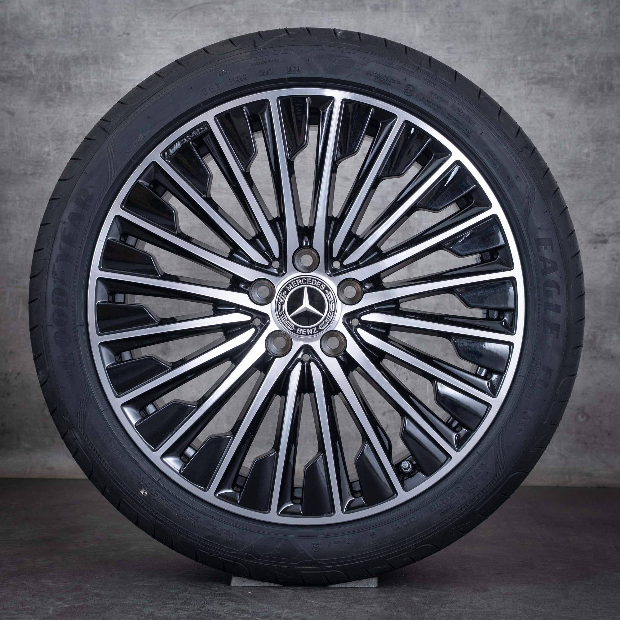 OEM Mercedes Benz CLE AMG rims 19 inch C236 A236 summer wheels A2364011900 A2364012000 black polisched