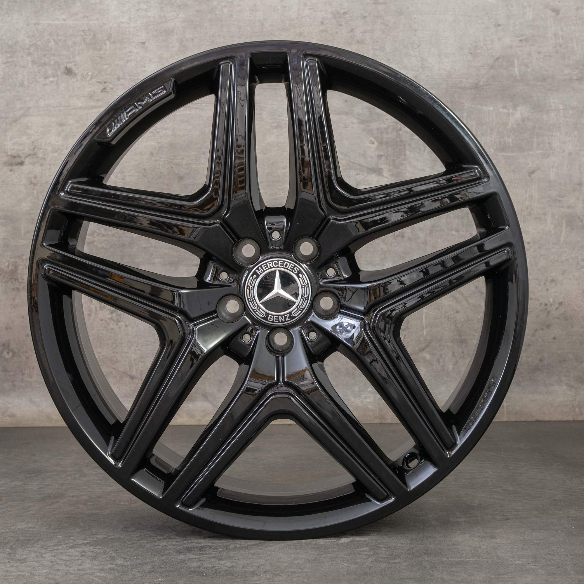 Oryginał Mercedes Benz GLA GLB 35 45 Felgi 20 cali X247 H247 A2474012000 czarny błyszczący