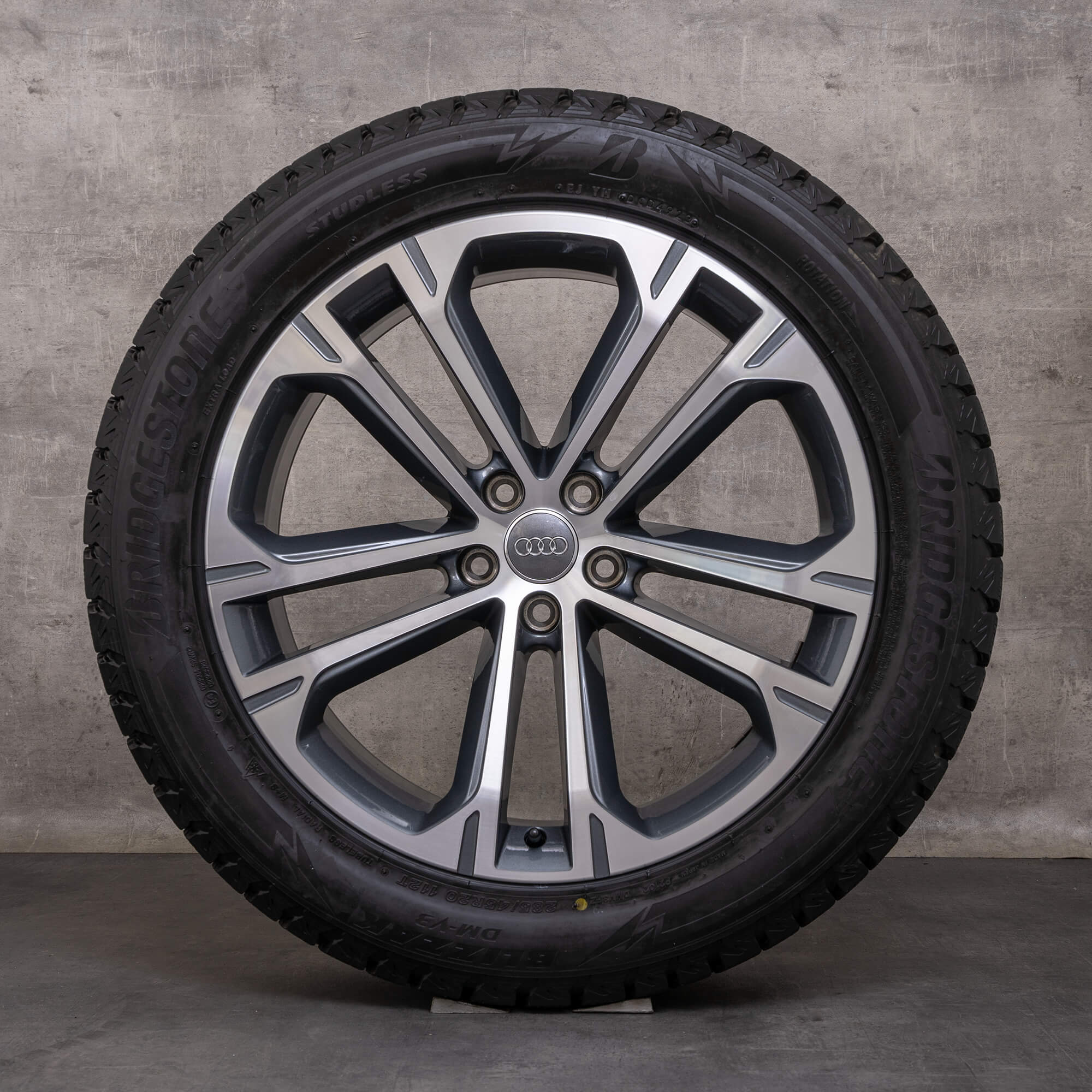 Original Audi Q7 SQ7 Winterräder 20 Zoll 4M Felgen 4M0601025EA graphitgrau glanzgedreht