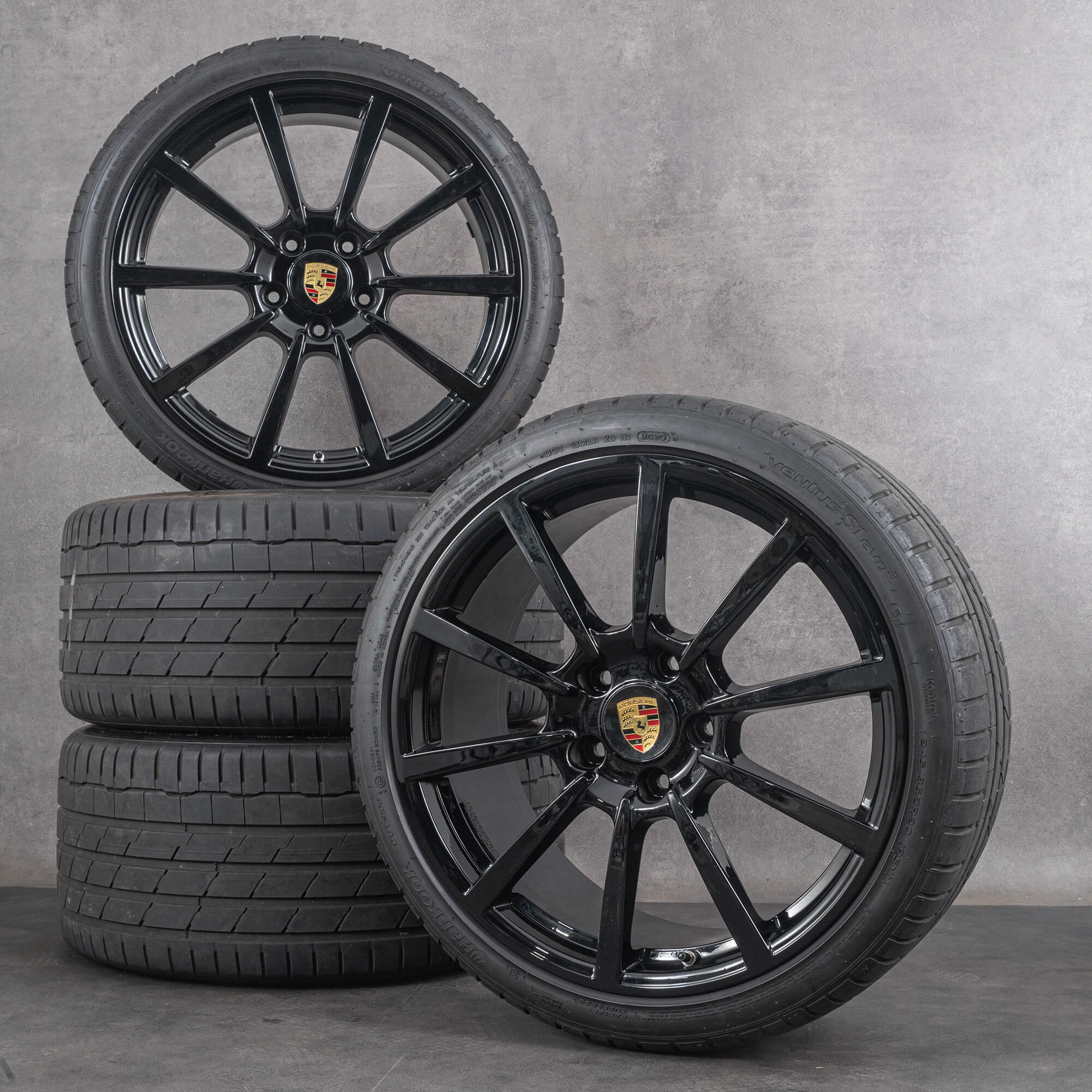 Original Porsche 991 20 pouces Jantes Pneus d'été Classic C2