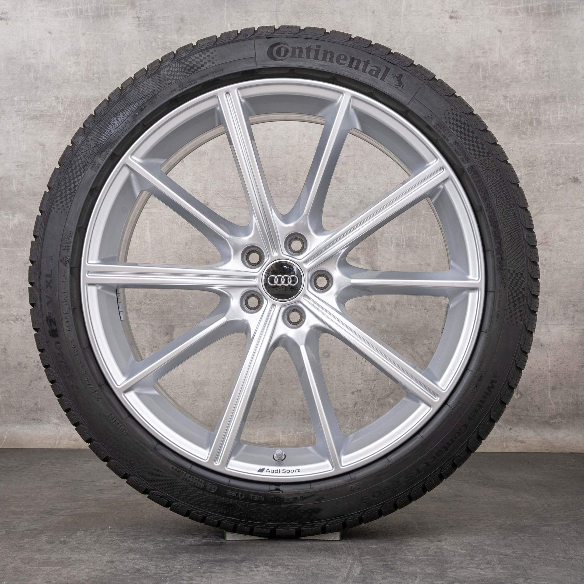 Originali Audi RS6 RS7 cerchi invernali 21 pollici 4K RS auto 4K0601025AA argento lucido