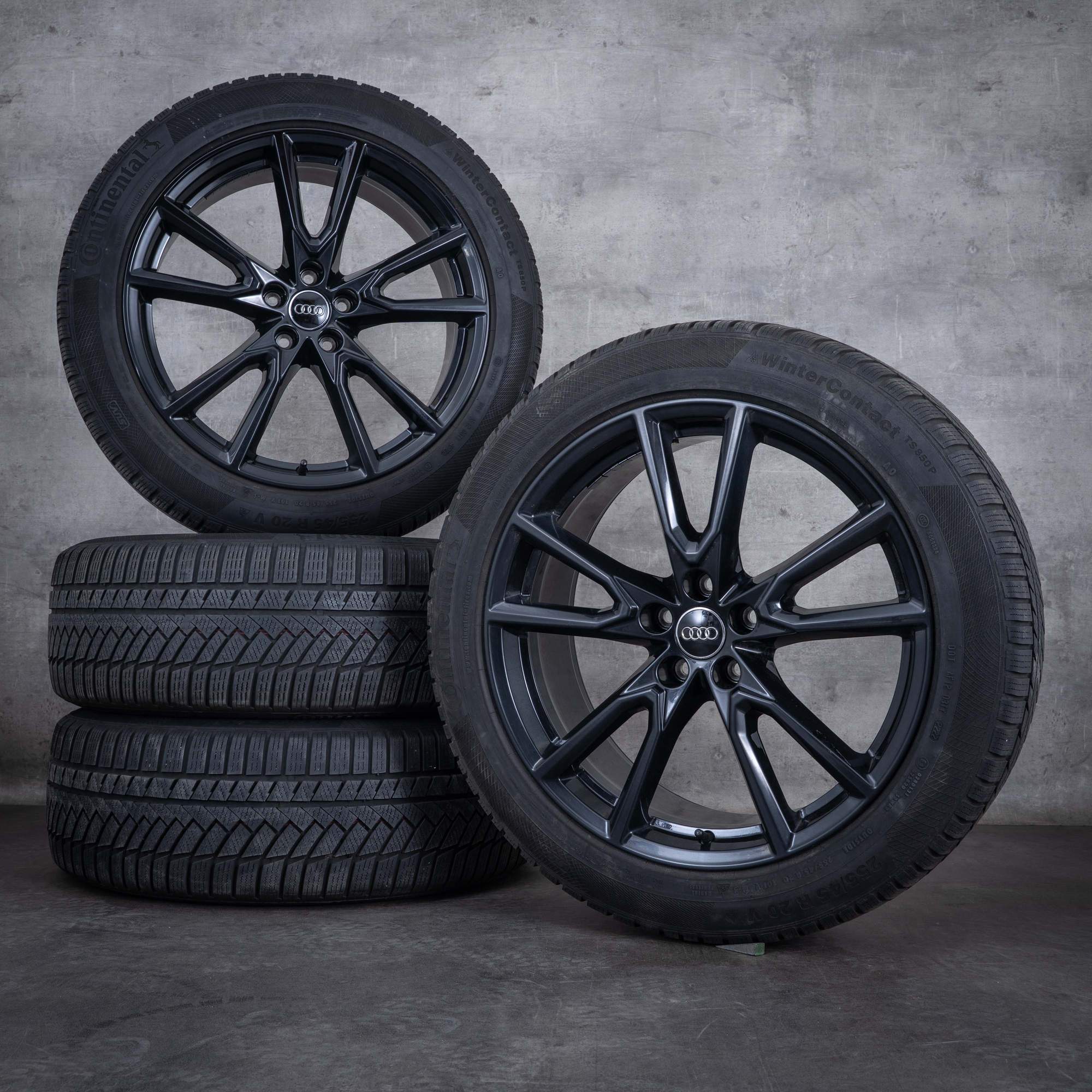 Alkuperäiset Audi Q5 SQ5 vanteet 20 tuuman FY-kesäpyörät 80A071490A Vox Design musta kiiltävä