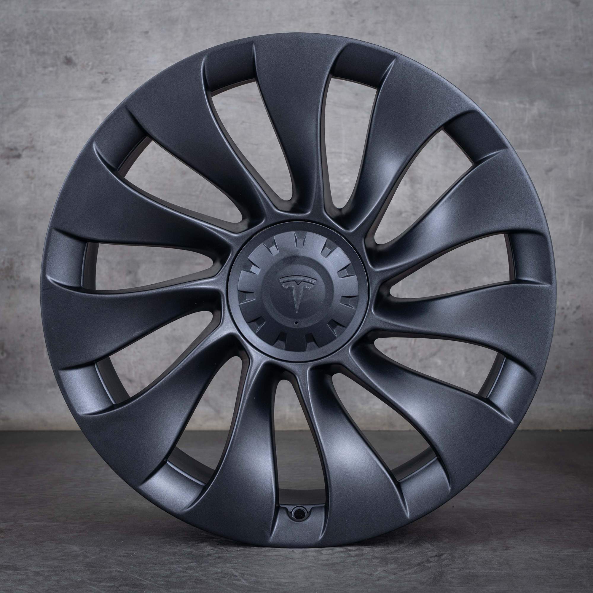 Alkuperäiset Tesla Model 3 -vanteet 20 tuuman 1044267-00-A Turbine design graniittimattamusta